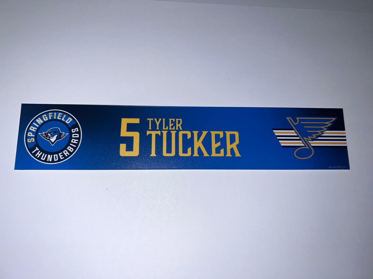 2025-26 T-Birds Regular Season Locker Nameplate - Blue