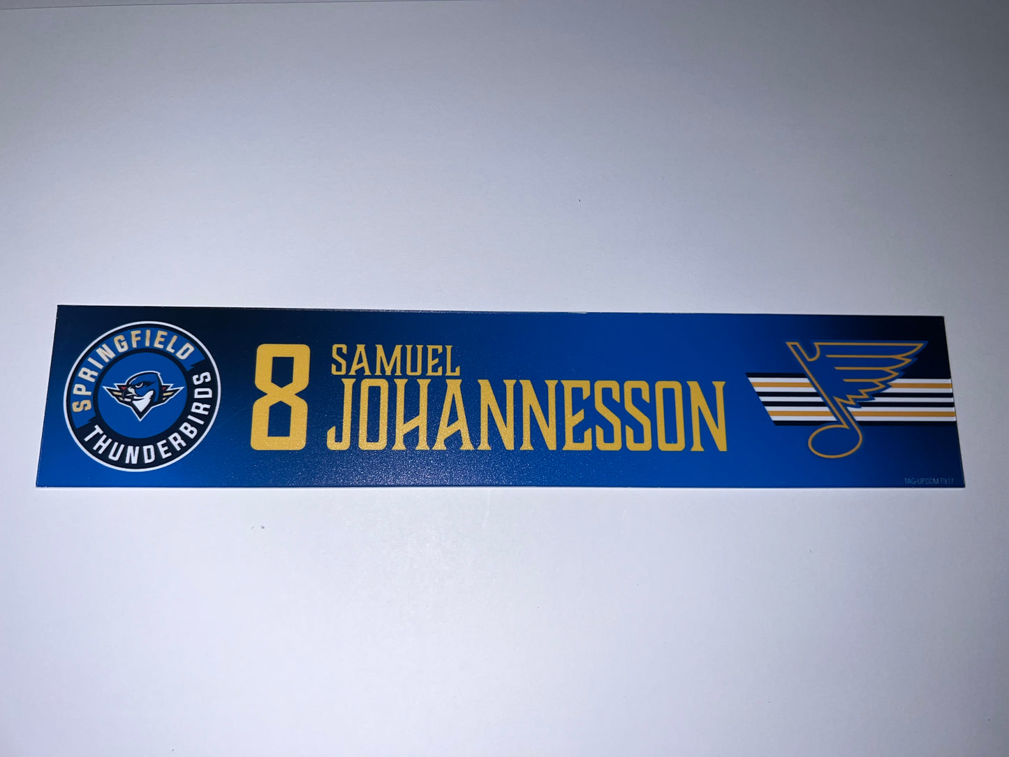 2025-26 T-Birds Regular Season Locker Nameplate - Blue