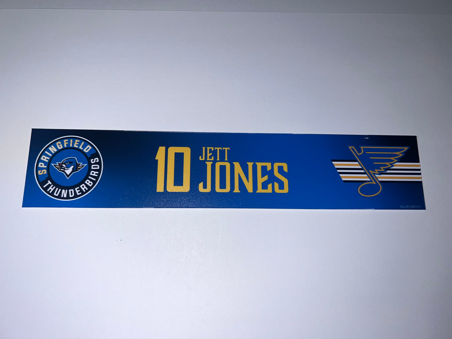 2025-26 T-Birds Regular Season Locker Nameplate - Blue