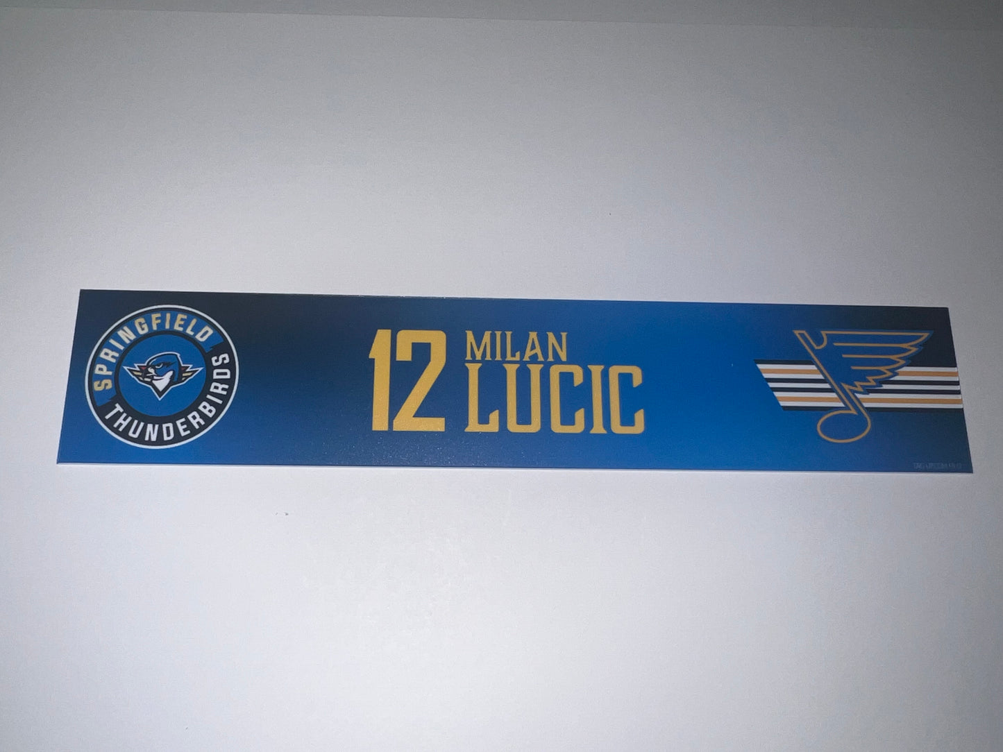 2025-26 T-Birds Regular Season Locker Nameplate - Blue