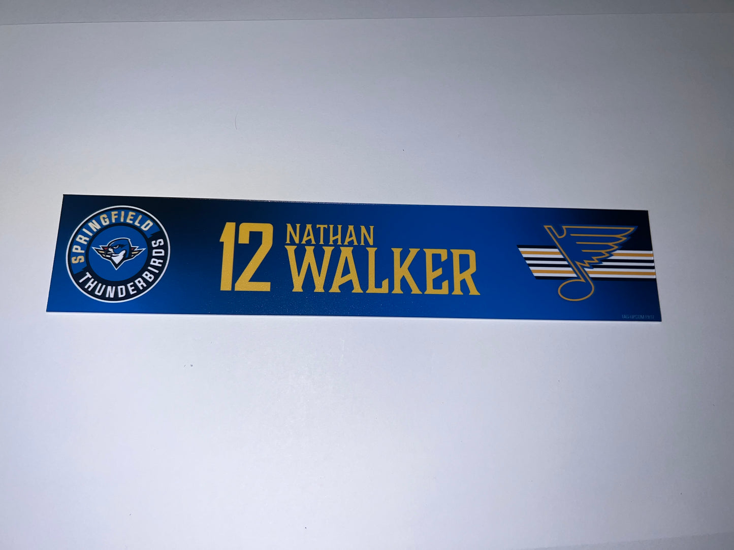 2025-26 T-Birds Regular Season Locker Nameplate - Blue