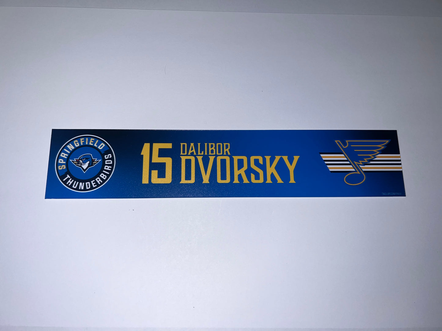 2025-26 T-Birds Regular Season Locker Nameplate - Blue