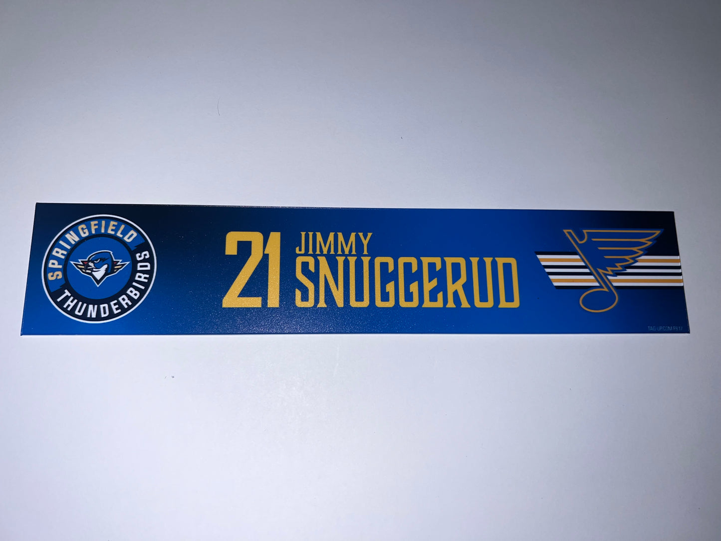 2025-26 T-Birds Regular Season Locker Nameplate - Blue