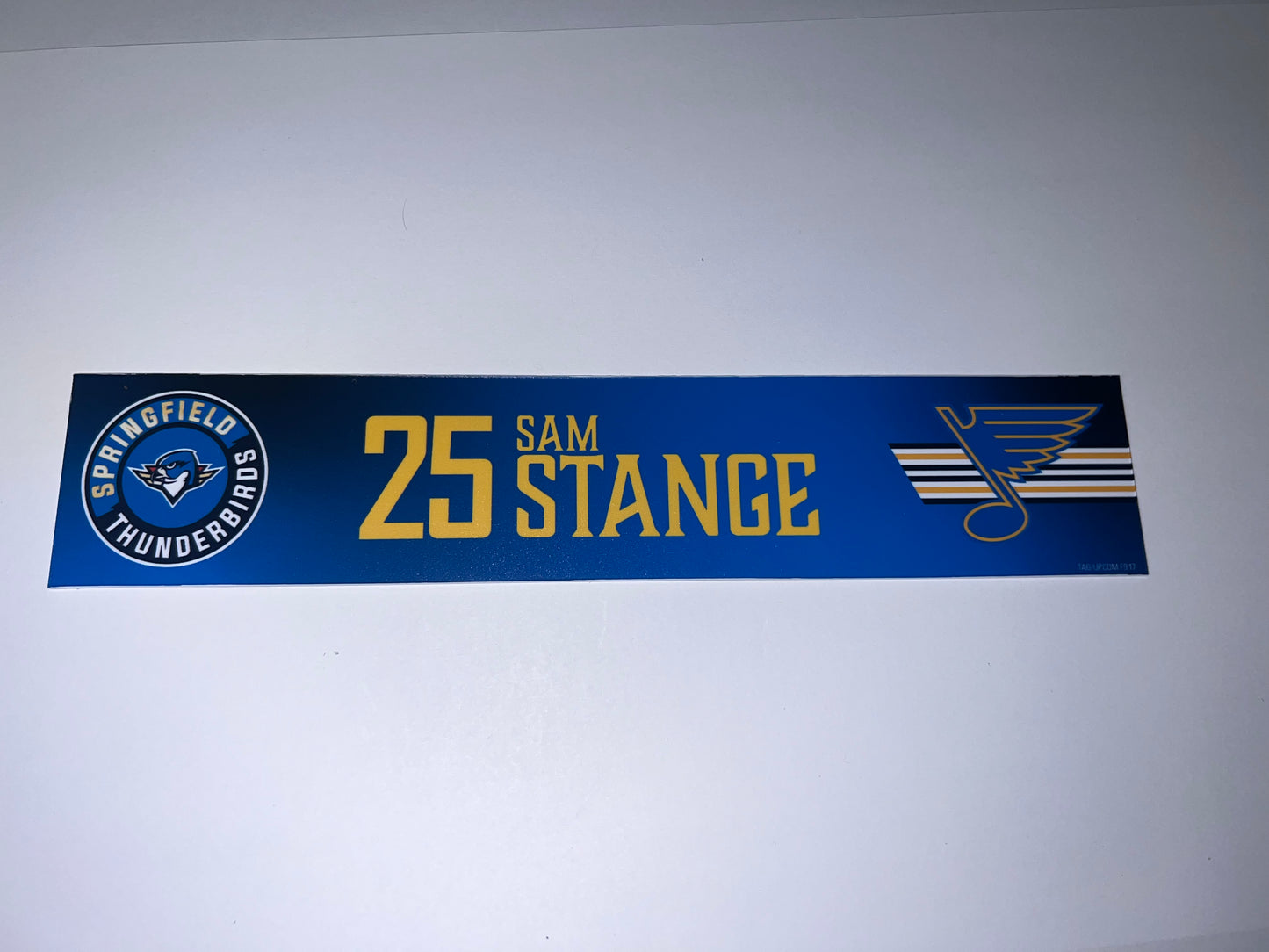 2025-26 T-Birds Regular Season Locker Nameplate - Blue