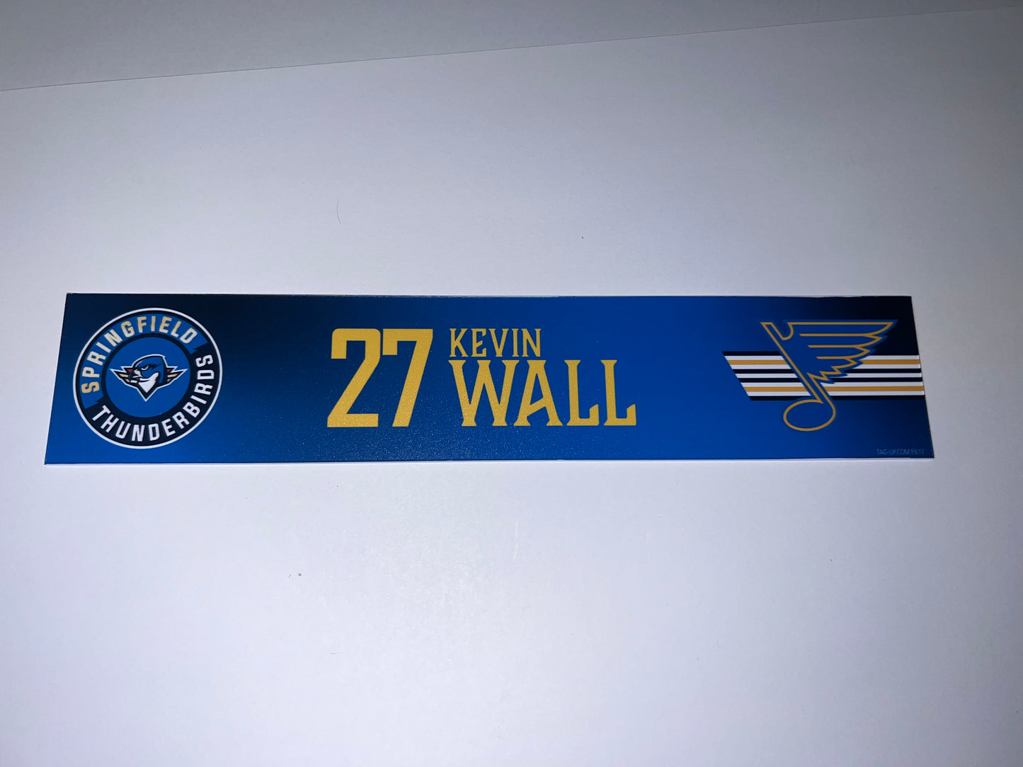 2025-26 T-Birds Regular Season Locker Nameplate - Blue