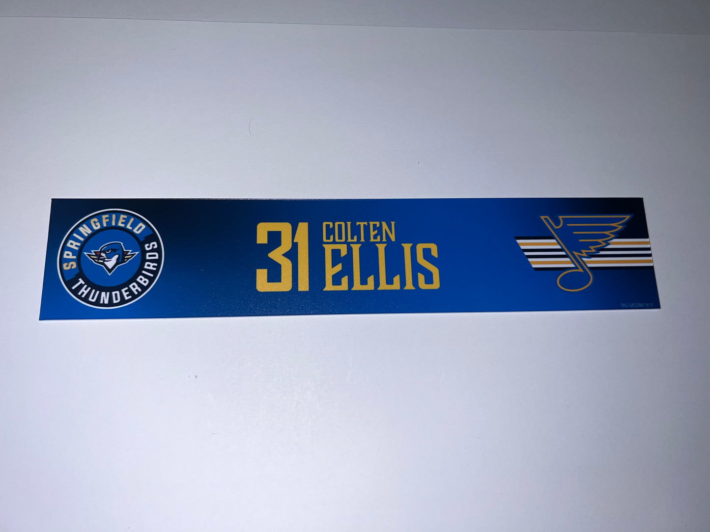 2025-26 T-Birds Regular Season Locker Nameplate - Blue