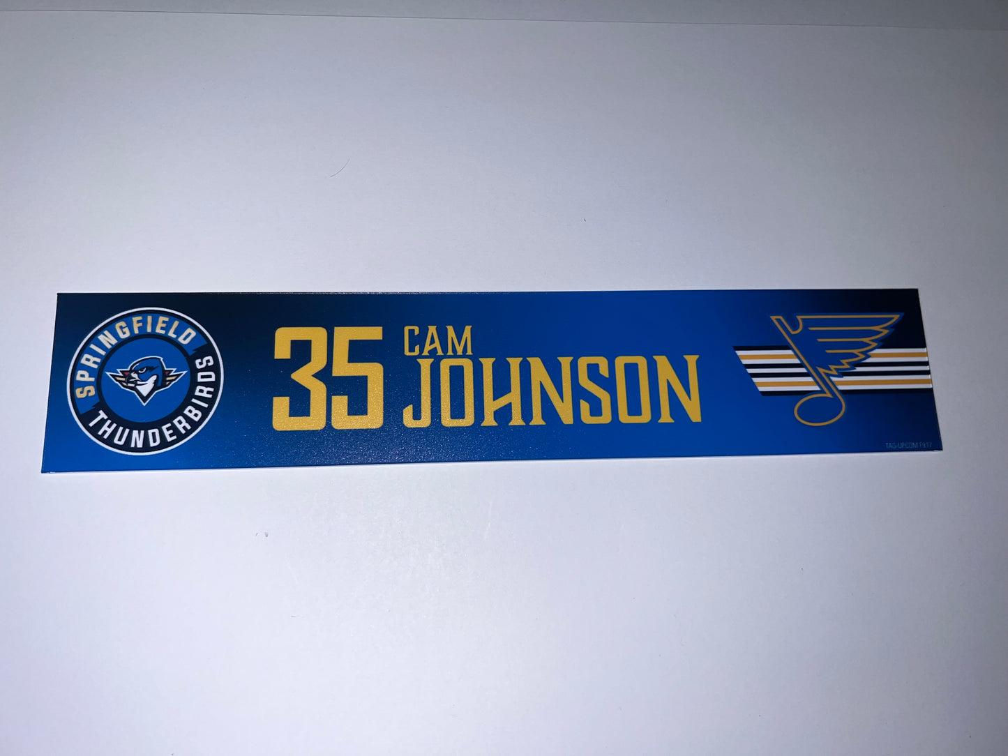 2025-26 T-Birds Regular Season Locker Nameplate - Blue