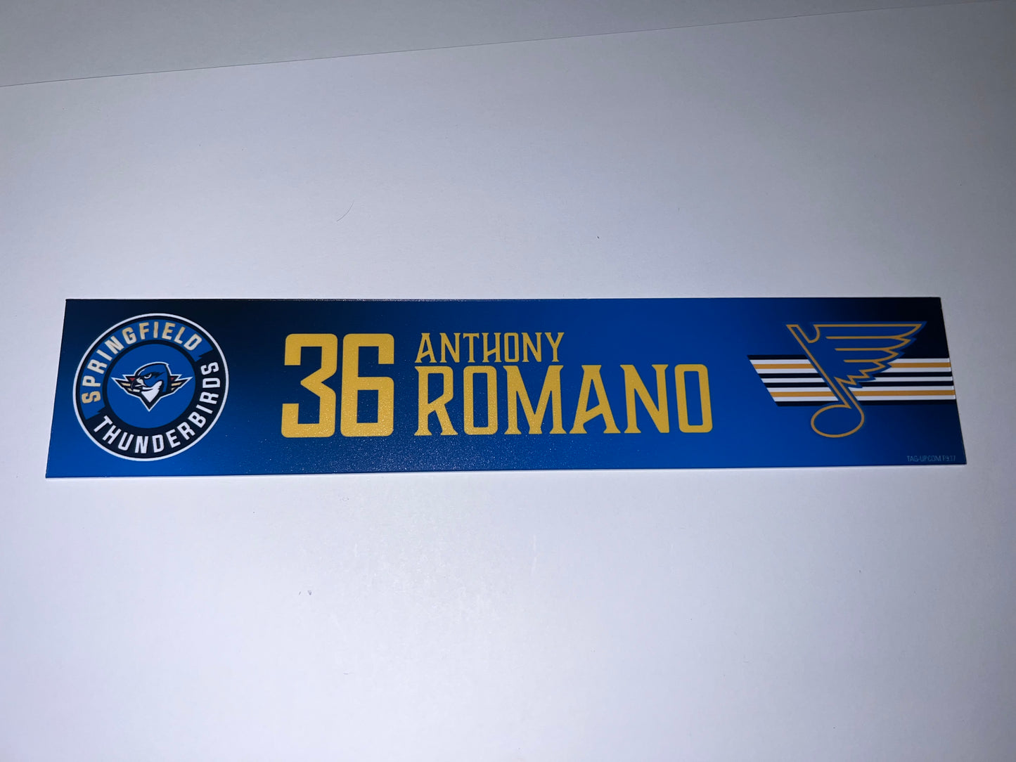 2025-26 T-Birds Regular Season Locker Nameplate - Blue