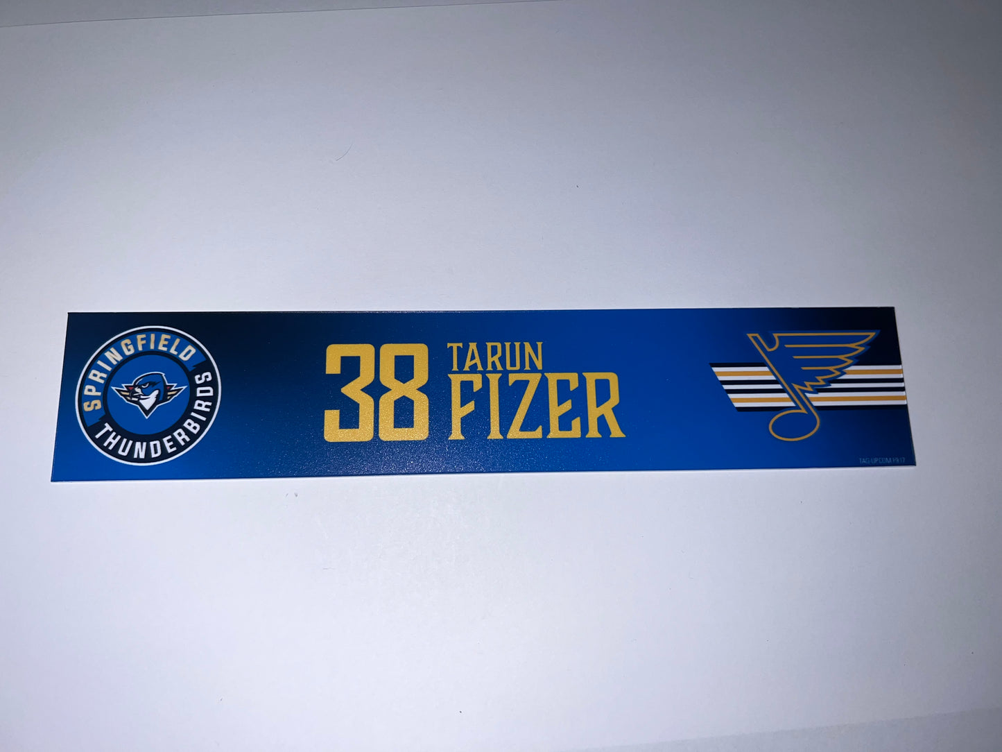 2025-26 T-Birds Regular Season Locker Nameplate - Blue