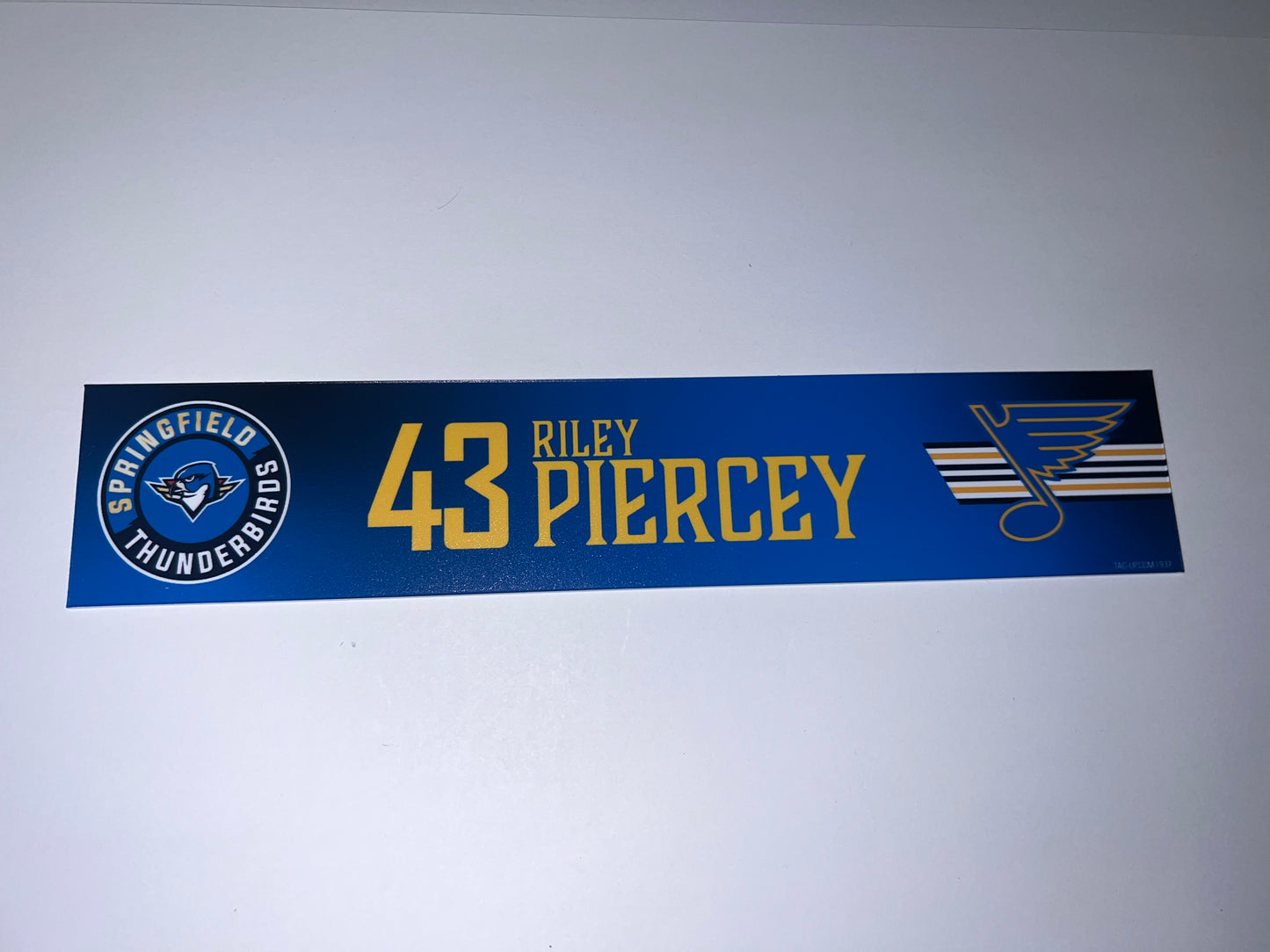 2025-26 T-Birds Regular Season Locker Nameplate - Blue