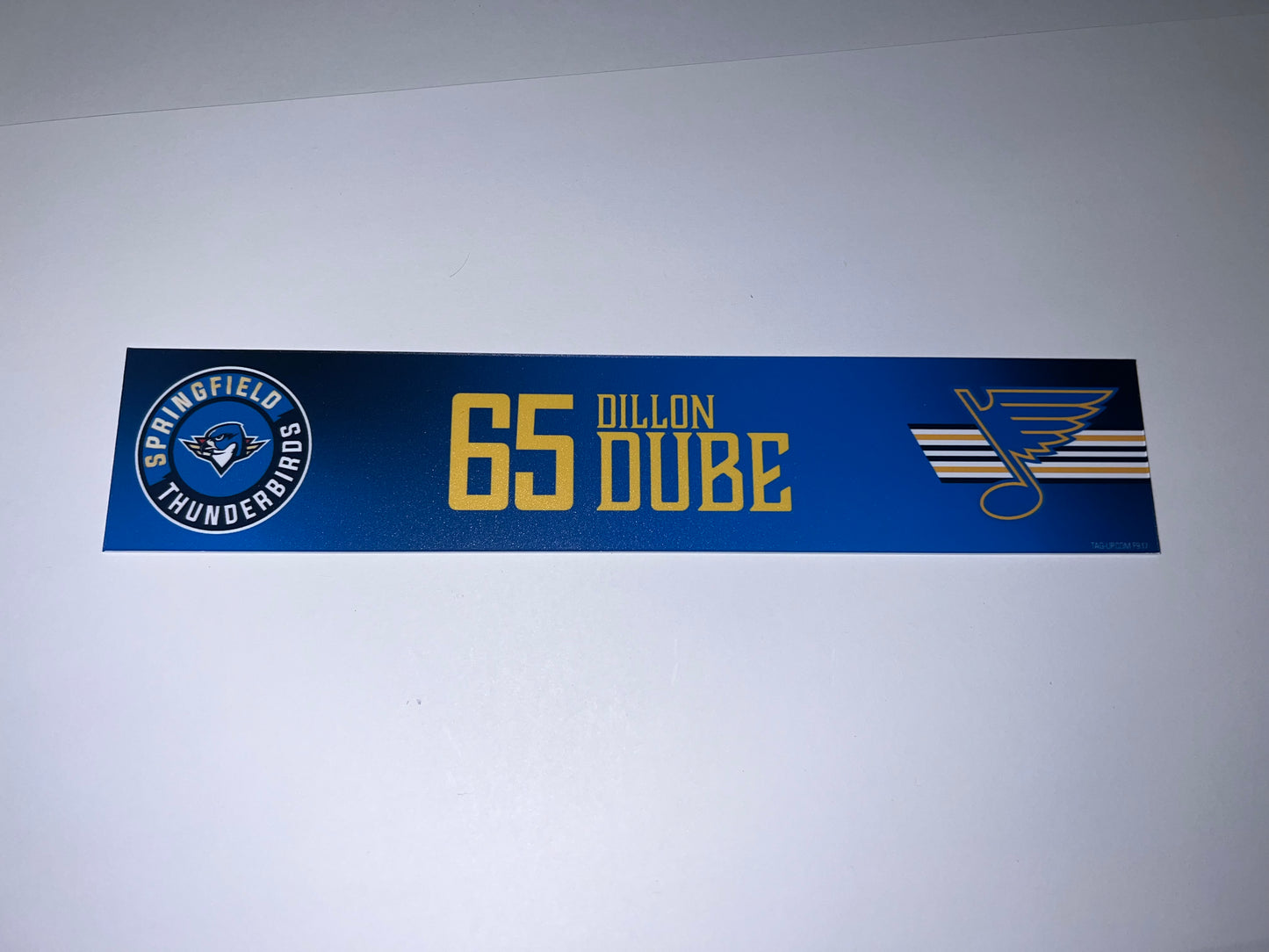2025-26 T-Birds Regular Season Locker Nameplate - Blue