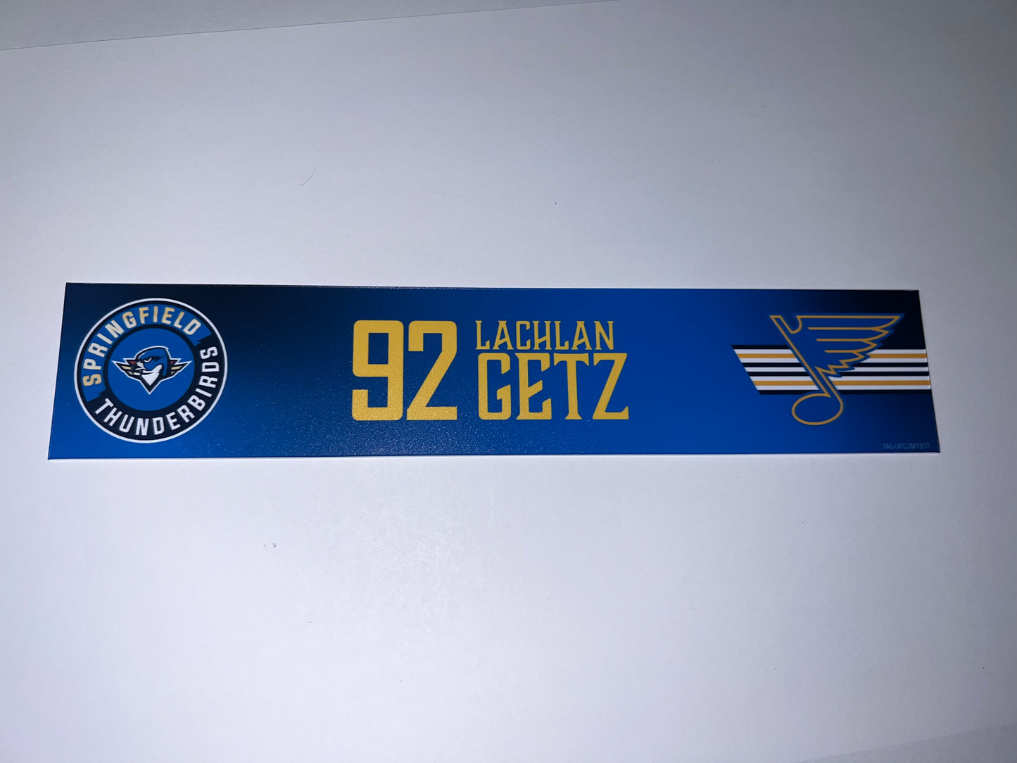 2025-26 T-Birds Regular Season Locker Nameplate - Blue