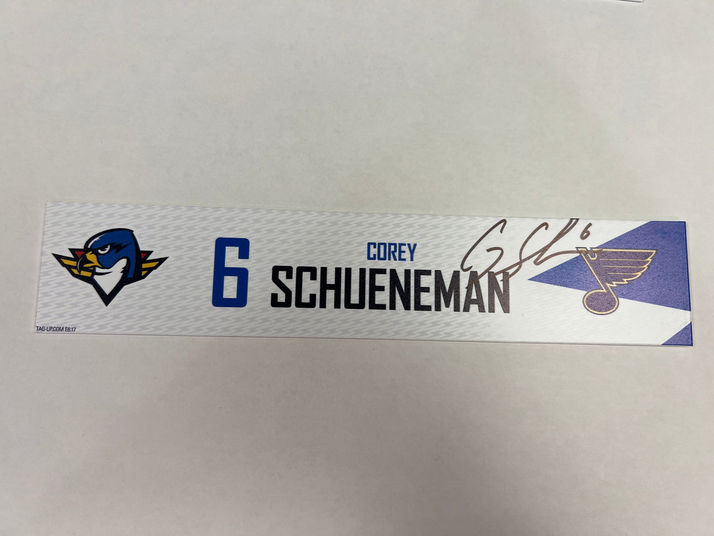 2024-25 T-Birds Regular Season Locker Nameplate - Blue