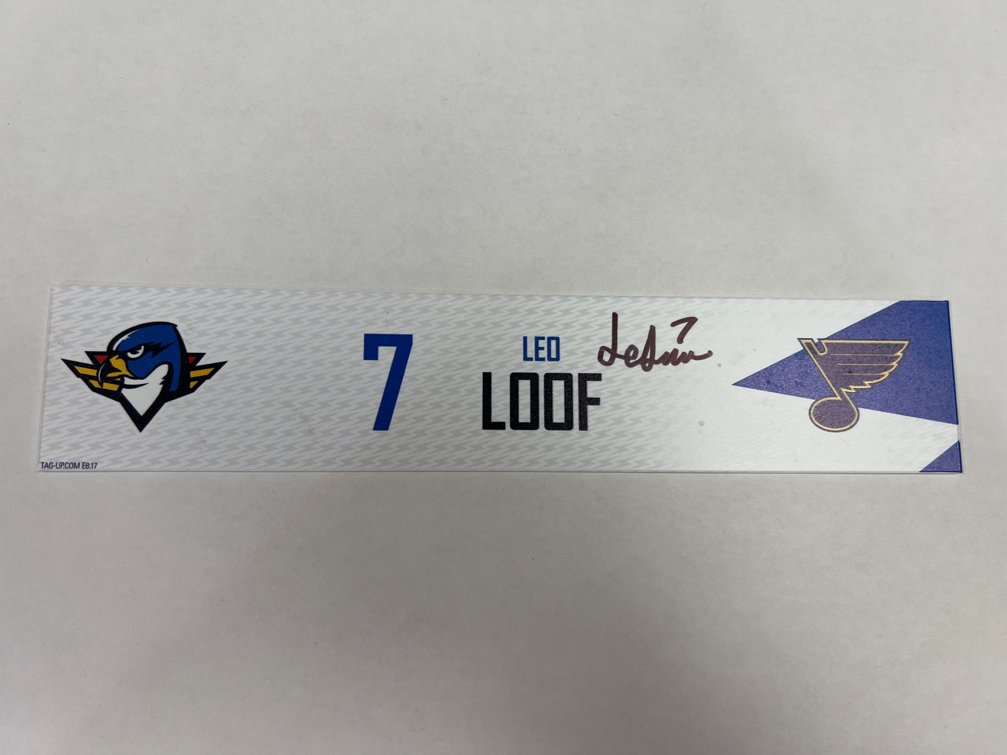 2024-25 T-Birds Regular Season Locker Nameplate - Blue