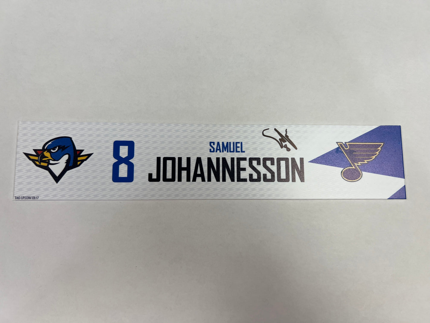 2024-25 T-Birds Regular Season Locker Nameplate - Blue
