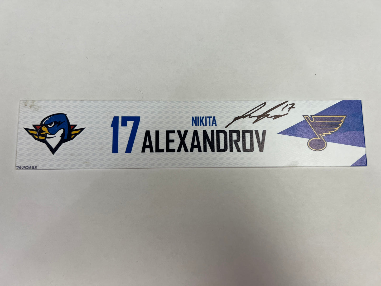 2024-25 T-Birds Regular Season Locker Nameplate - Blue