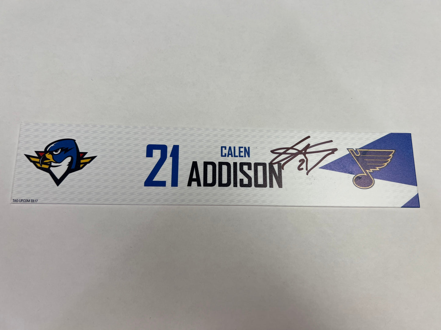 2024-25 T-Birds Regular Season Locker Nameplate - Blue