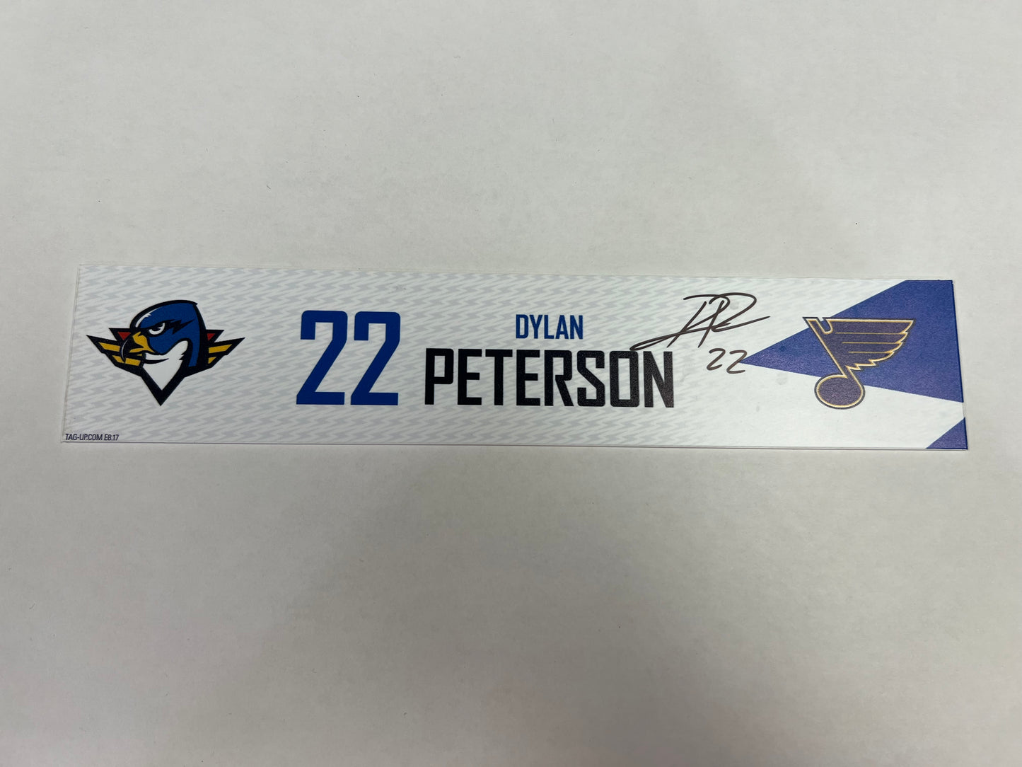 2024-25 T-Birds Regular Season Locker Nameplate - Blue