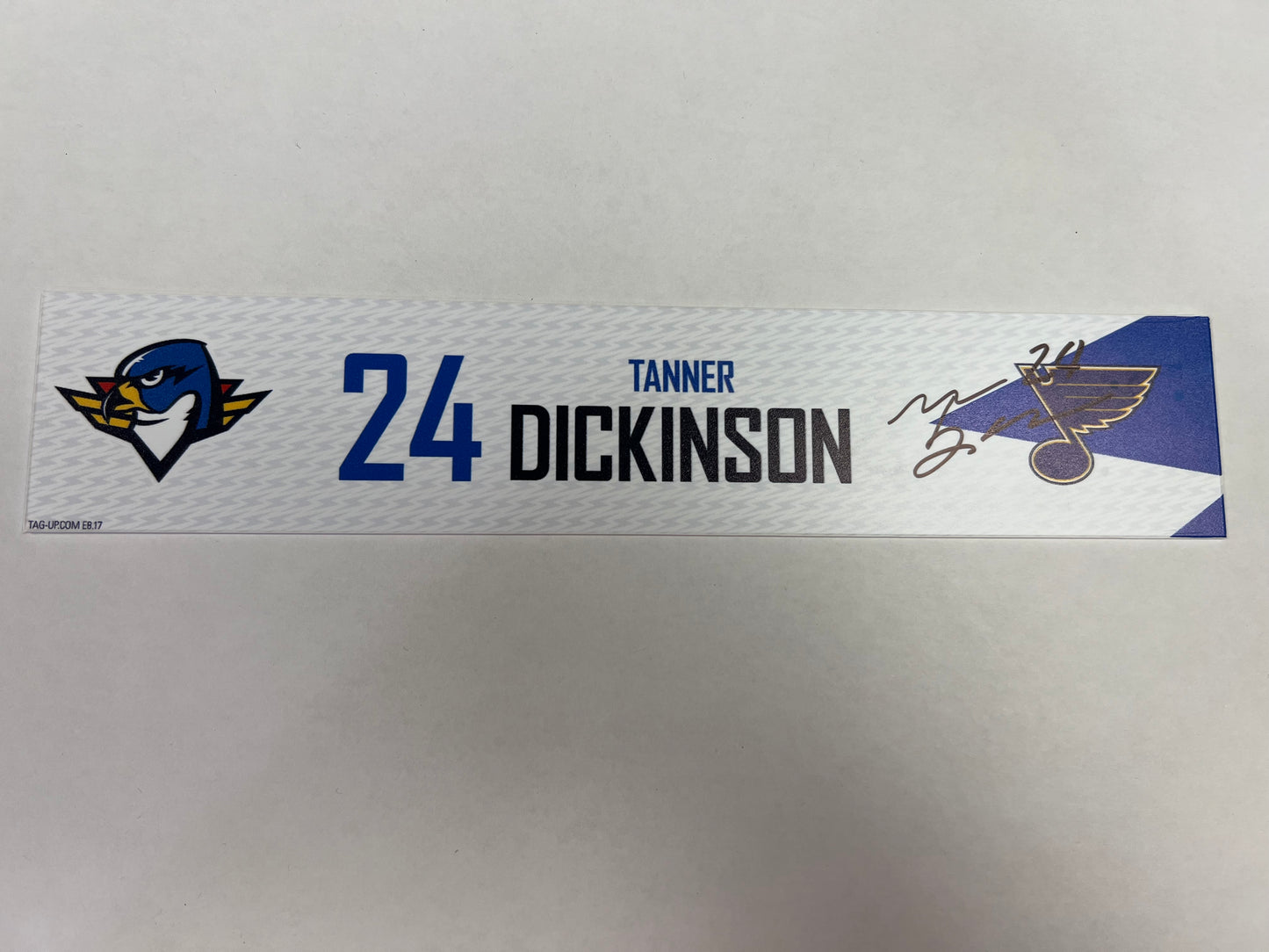 2024-25 T-Birds Regular Season Locker Nameplate - Blue