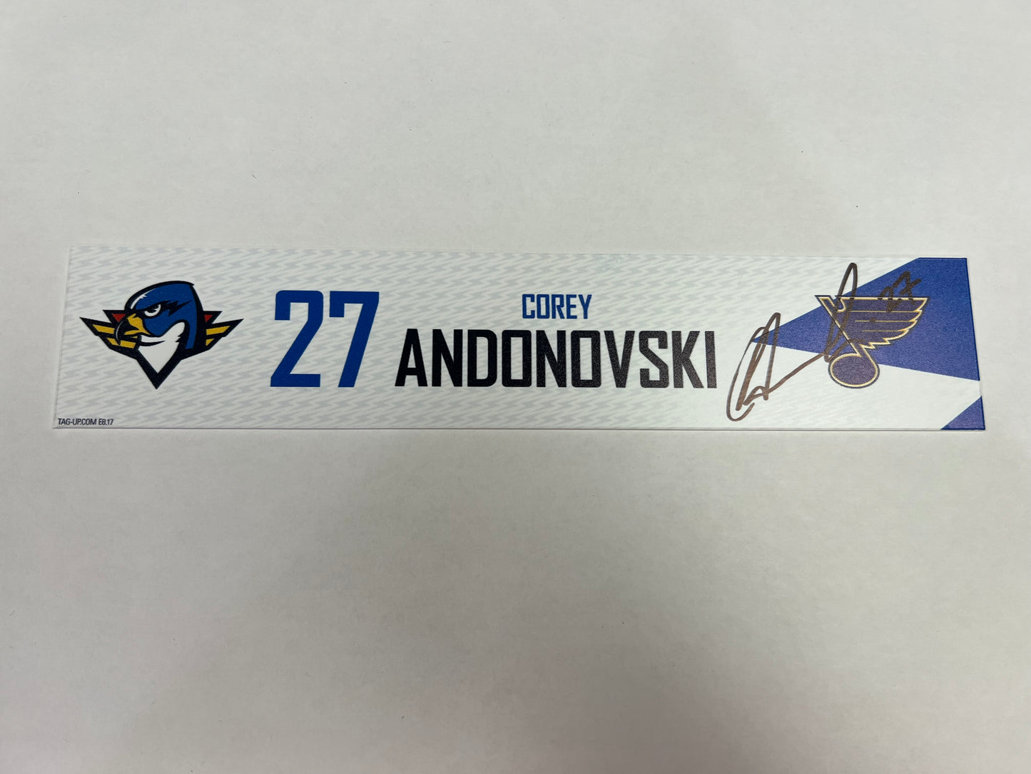 2024-25 T-Birds Regular Season Locker Nameplate - Blue