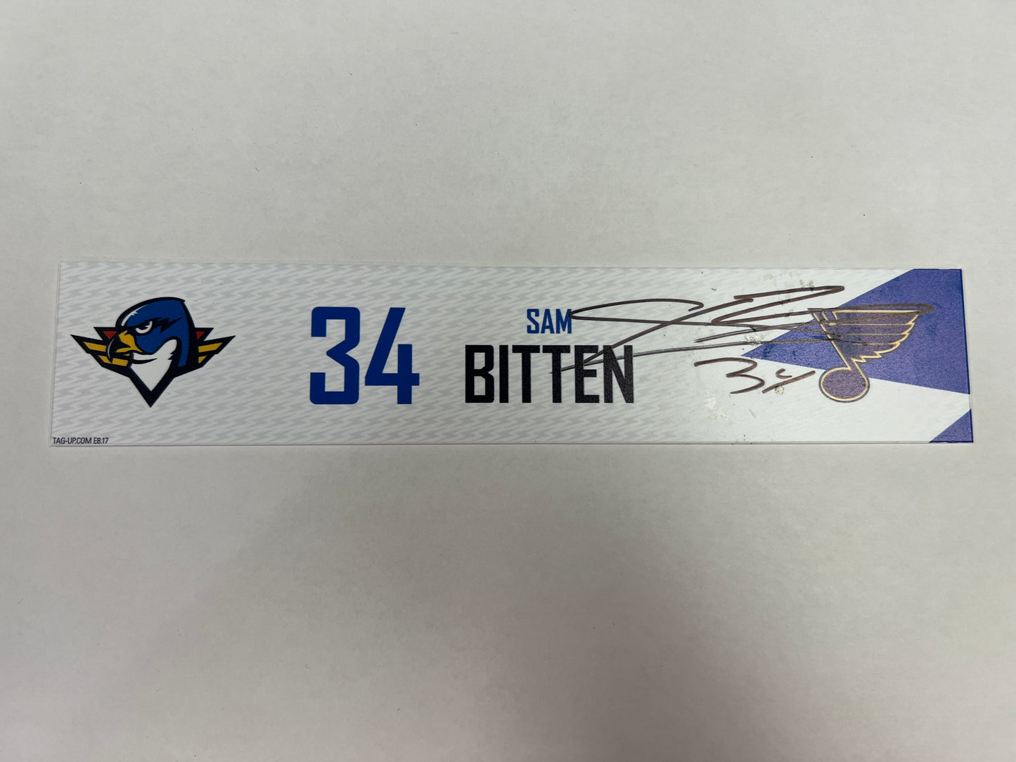 2024-25 T-Birds Regular Season Locker Nameplate - Blue