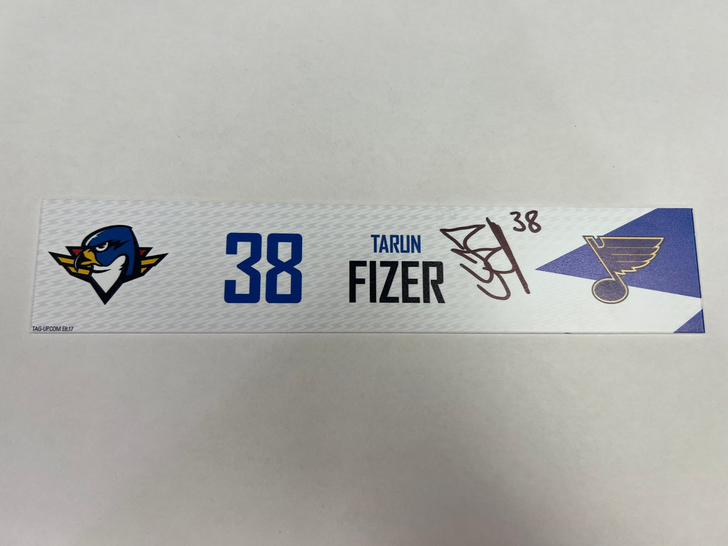 2024-25 T-Birds Regular Season Locker Nameplate - Blue