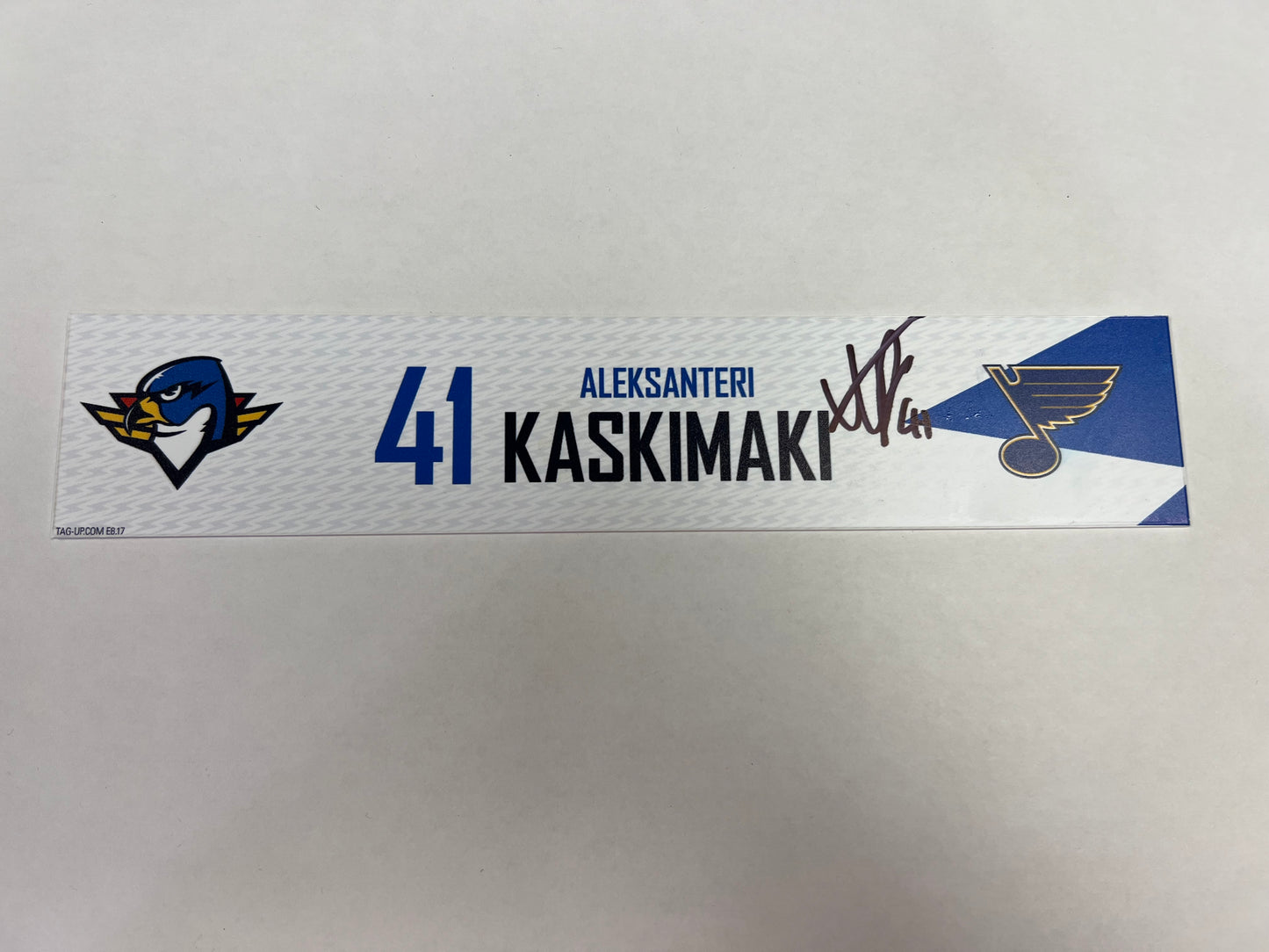 2024-25 T-Birds Regular Season Locker Nameplate - Blue