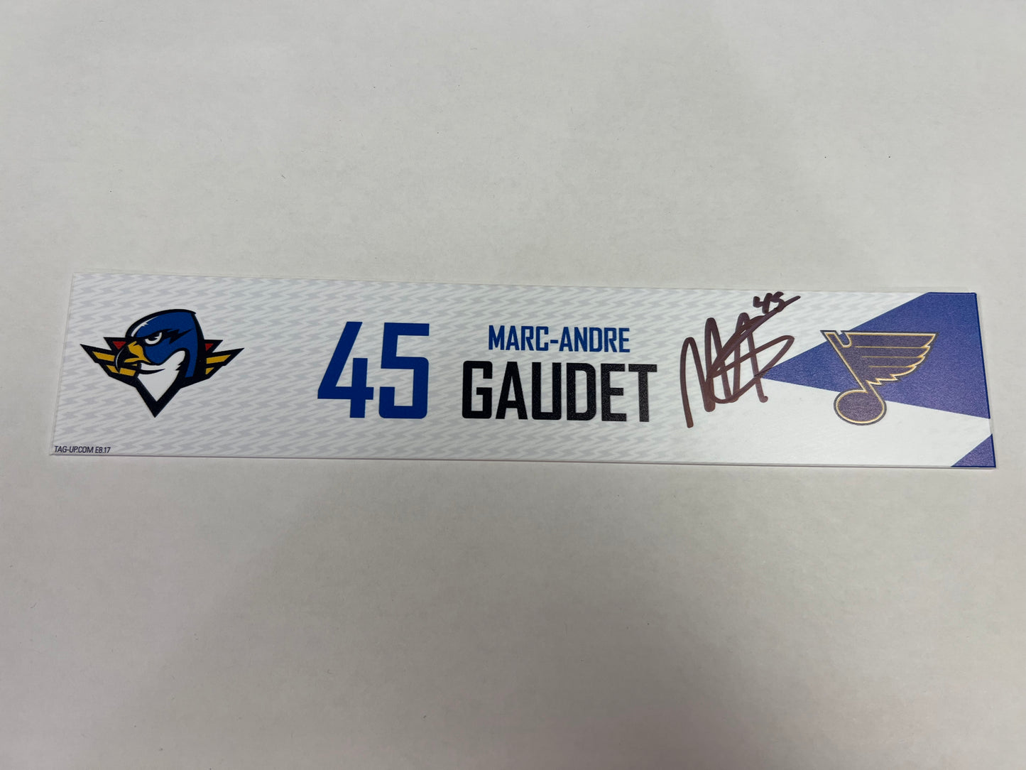 2024-25 T-Birds Regular Season Locker Nameplate - Blue