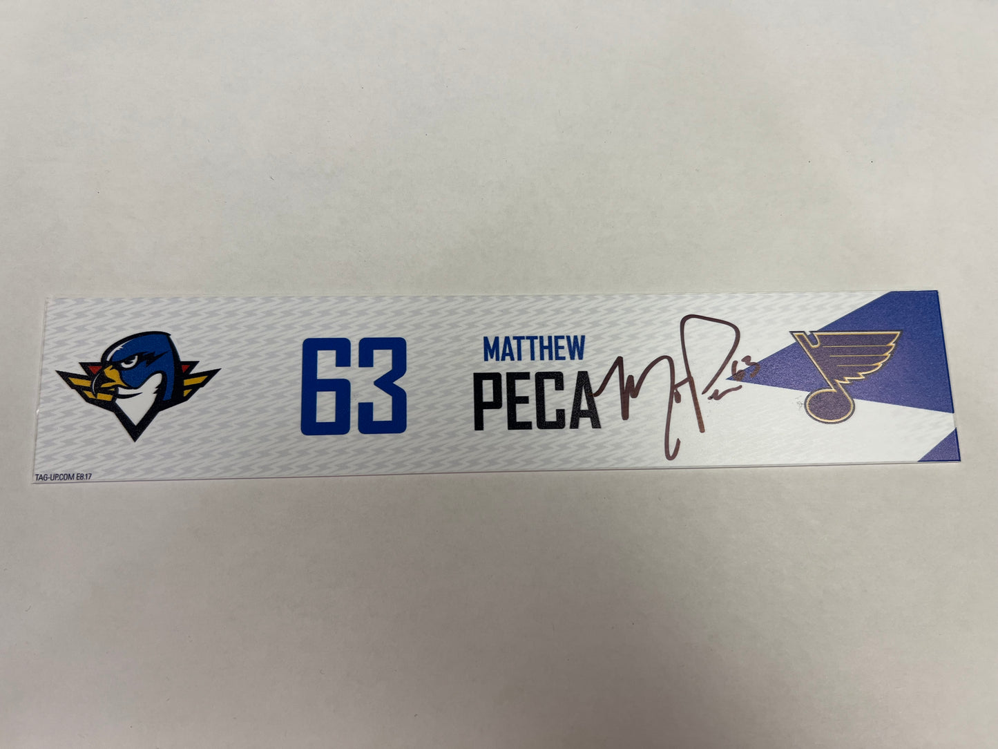 2024-25 T-Birds Regular Season Locker Nameplate - Blue