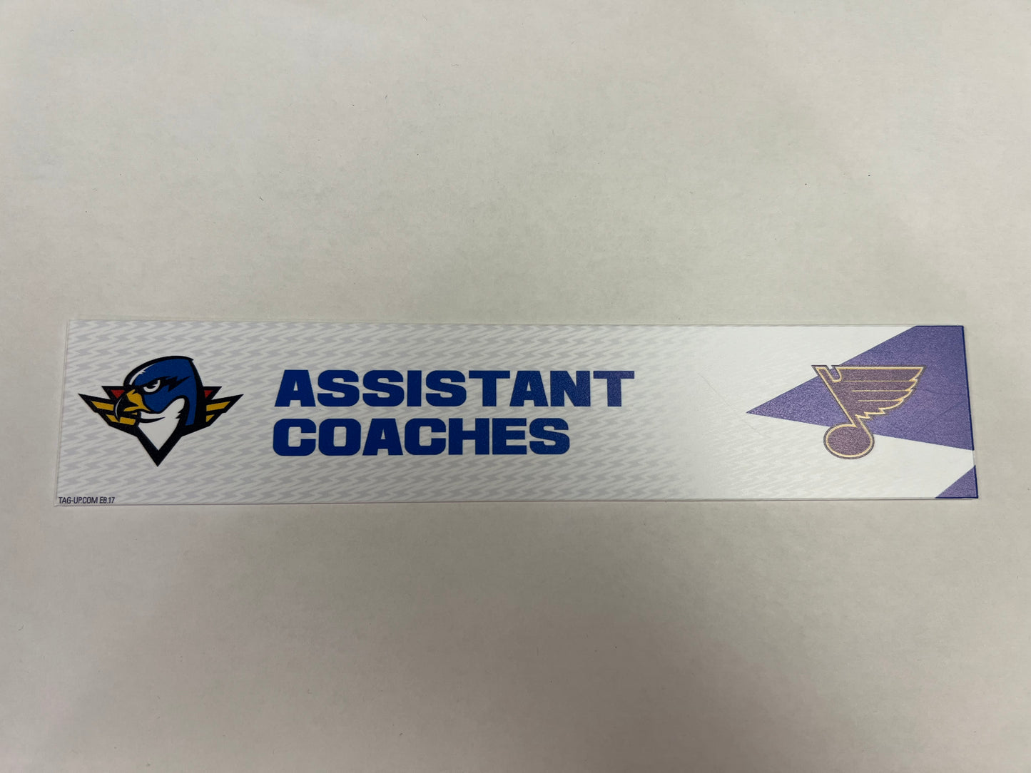 2024-25 T-Birds Regular Season Locker Nameplate - Blue