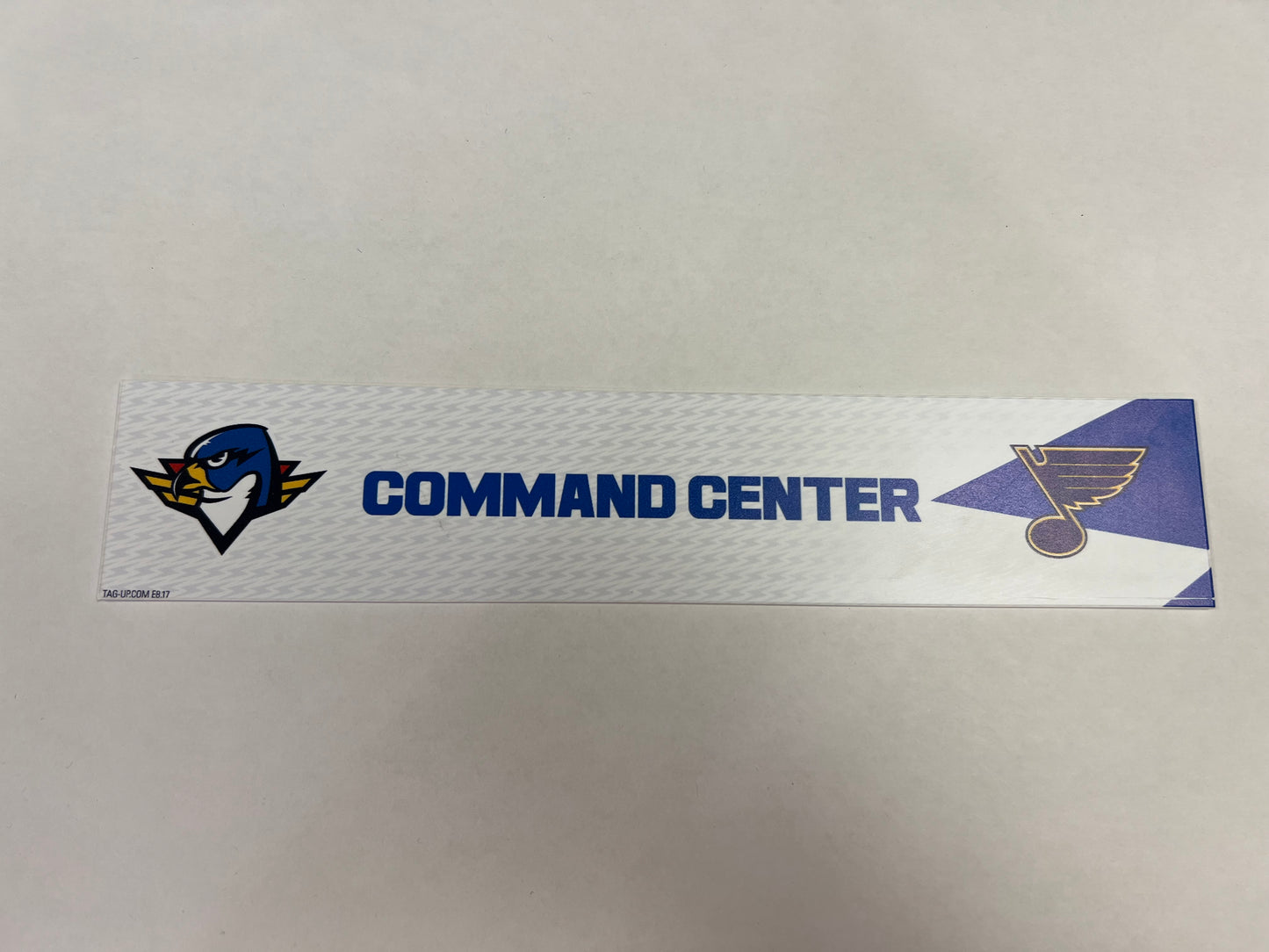2024-25 T-Birds Regular Season Locker Nameplate - Blue
