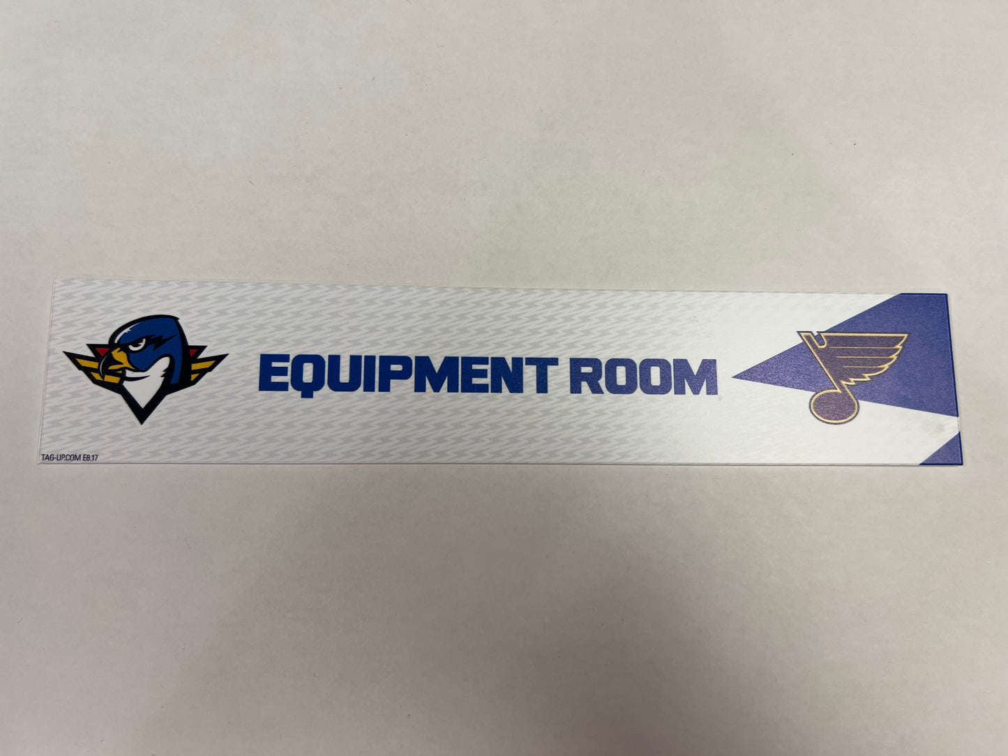 2024-25 T-Birds Regular Season Locker Nameplate - Blue