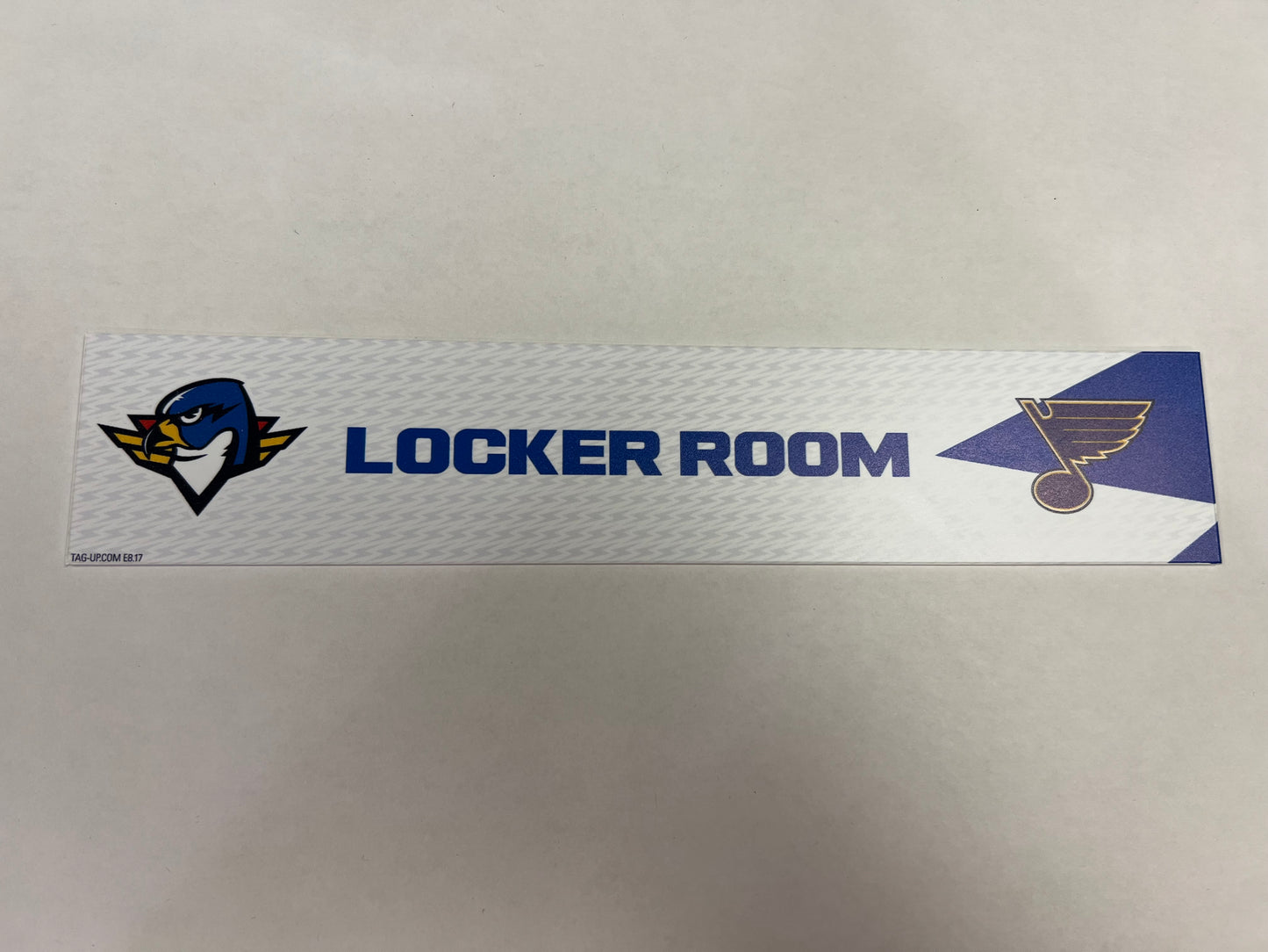 2024-25 T-Birds Regular Season Locker Nameplate - Blue