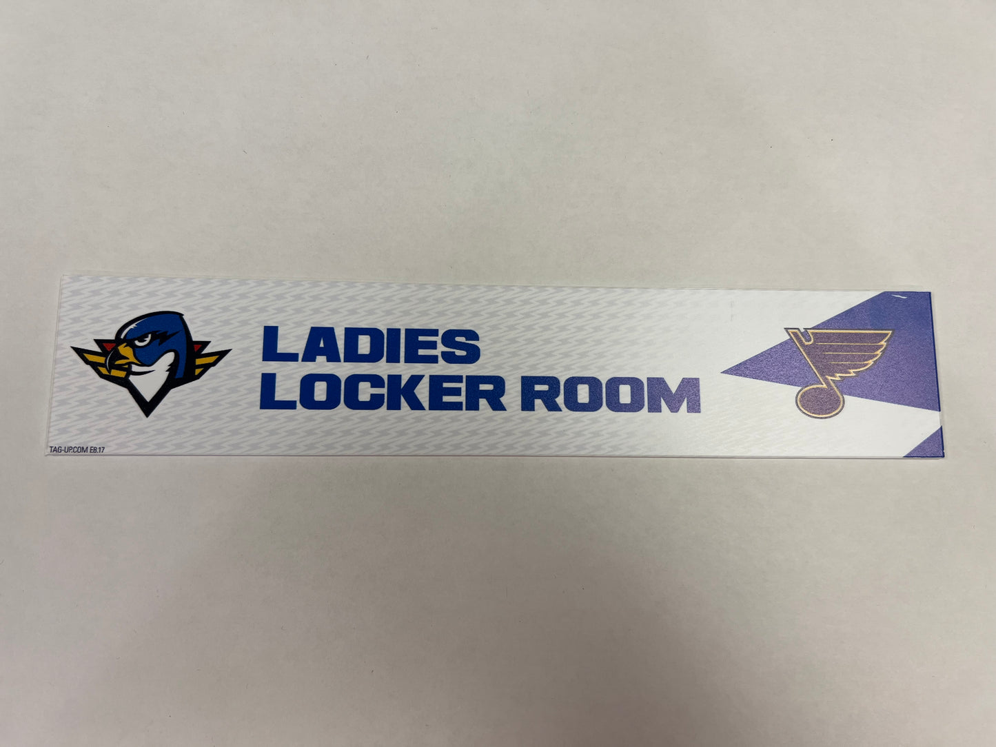 2024-25 T-Birds Regular Season Locker Nameplate - Blue
