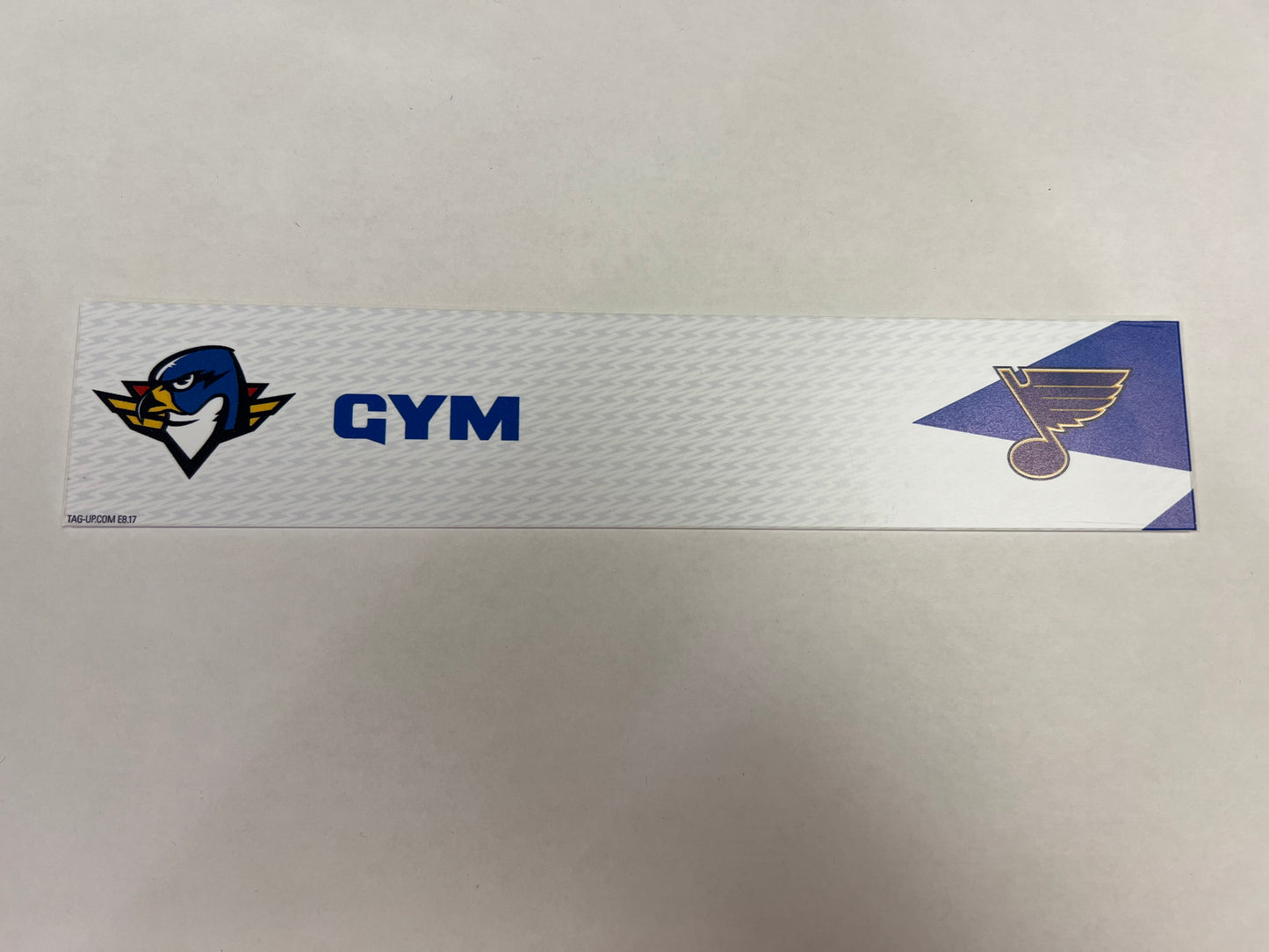 2024-25 T-Birds Regular Season Locker Nameplate - Blue