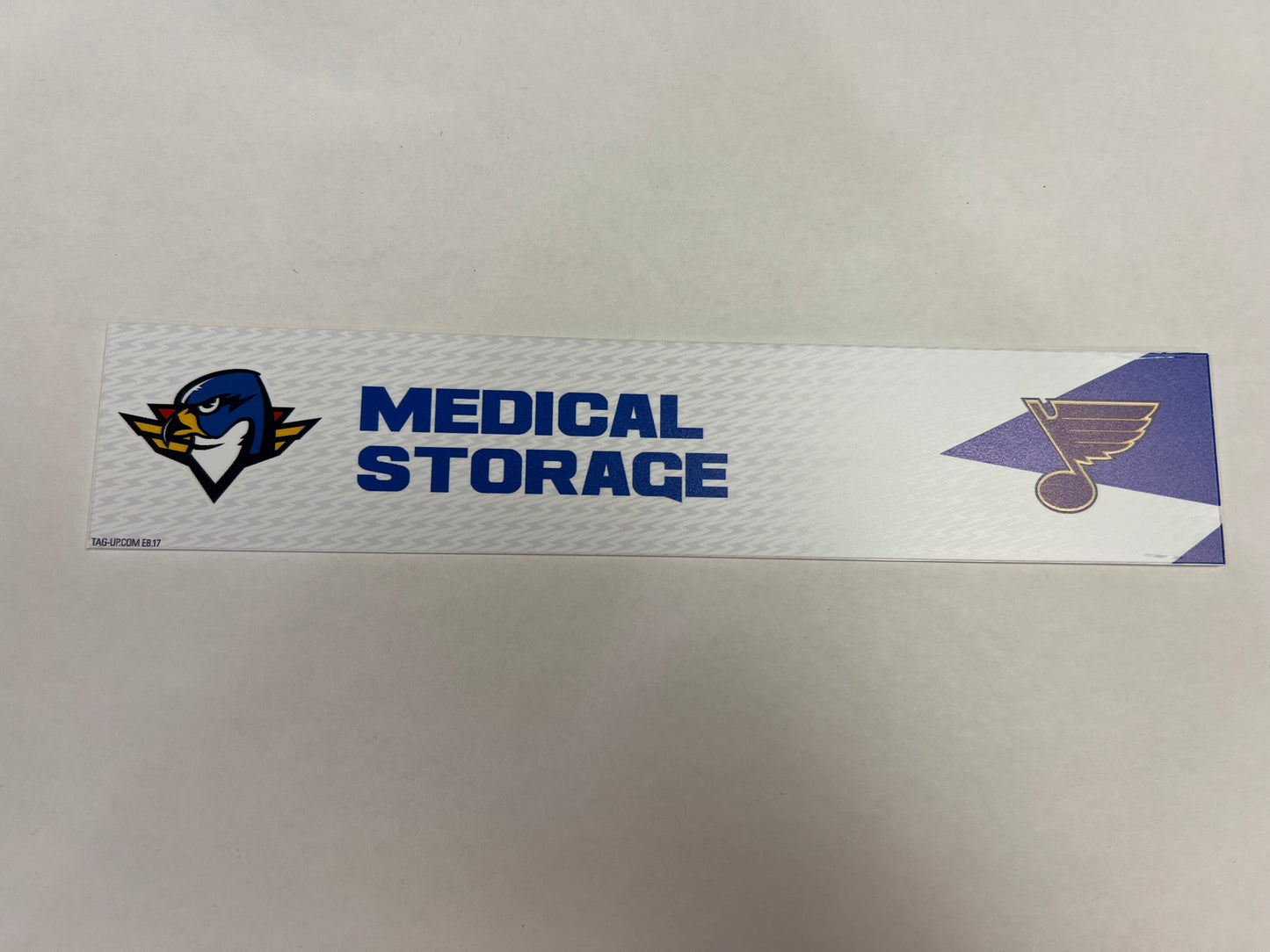 2024-25 T-Birds Regular Season Locker Nameplate - Blue