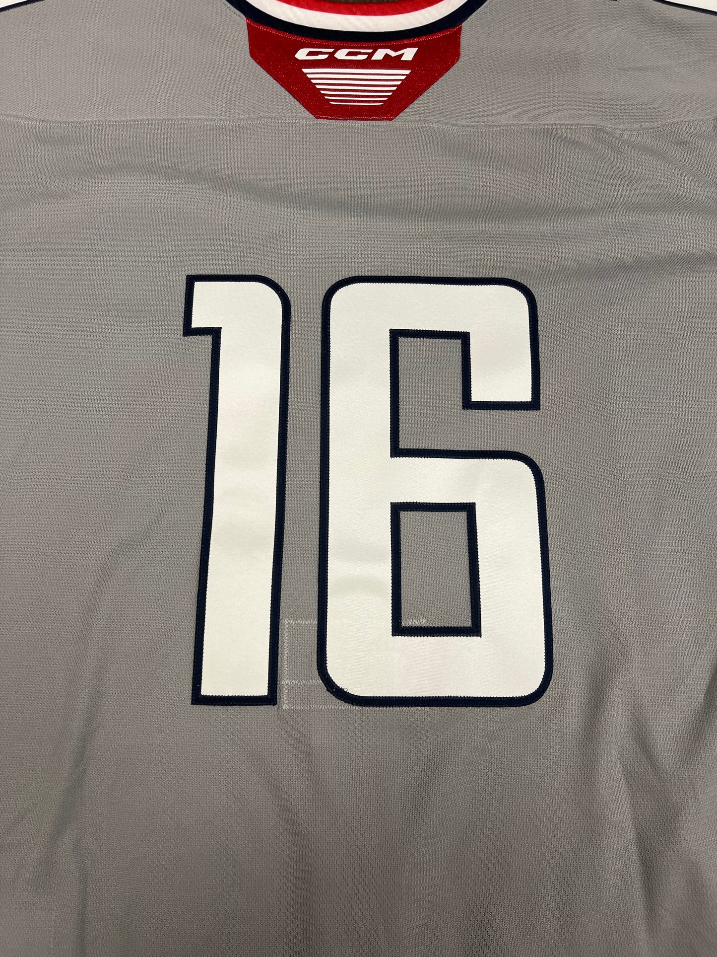 2025-26 Grey Authentic 3rd Jersey with #, No Name - Locker Room Issued