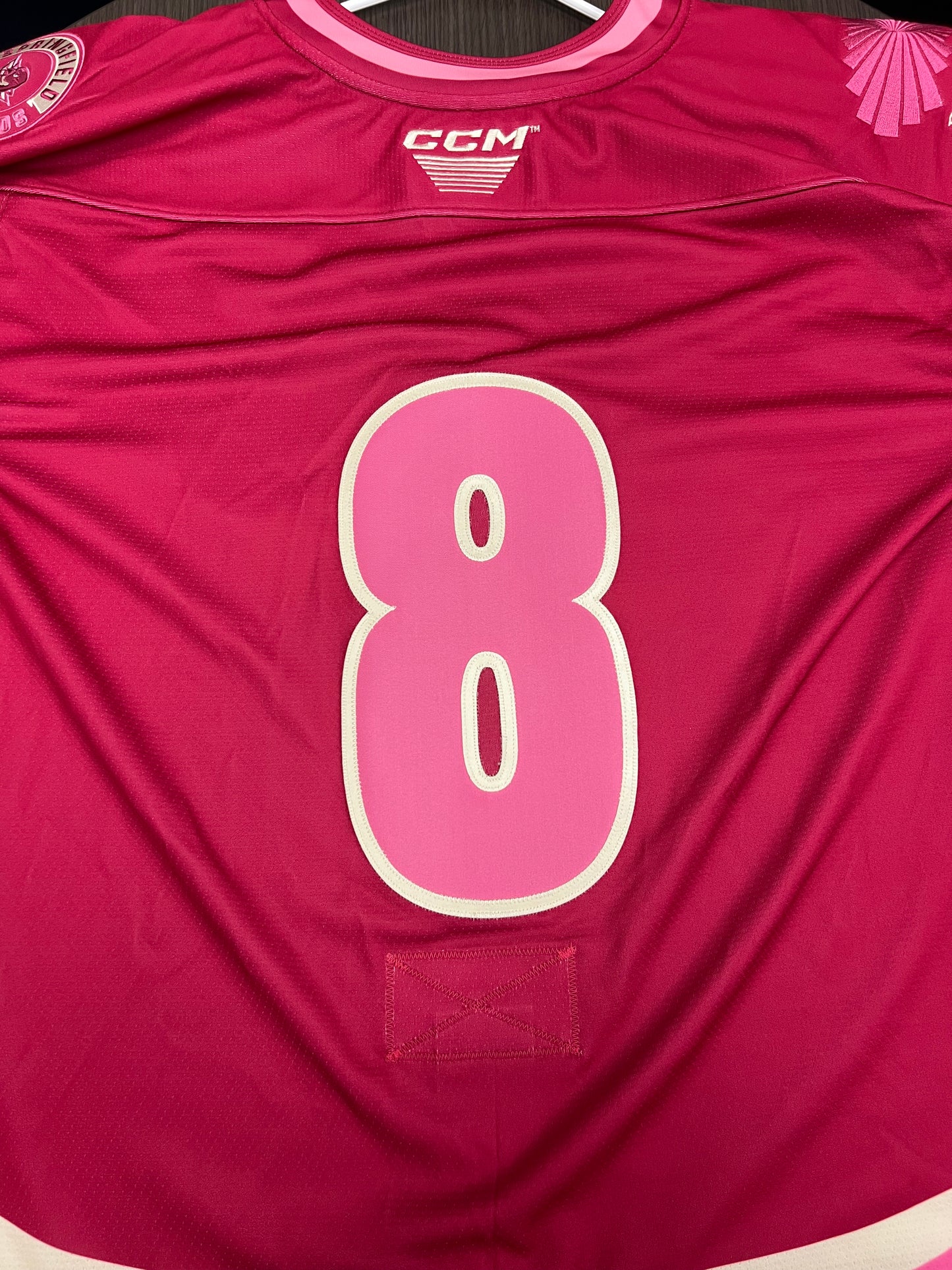 2025-26 Pink in the Rink Authentic Jersey with #, No Name - Locker Room Issued
