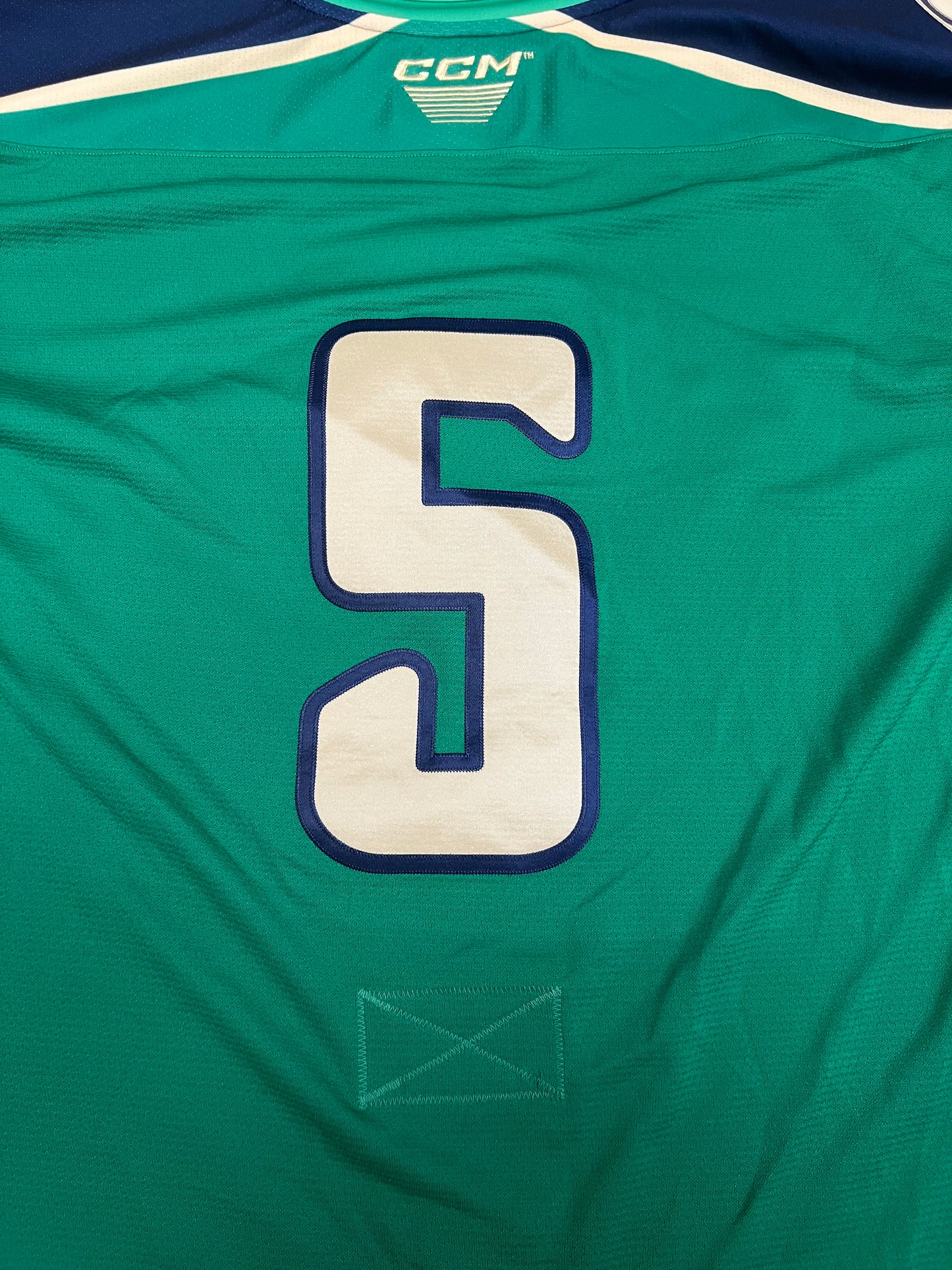 2025-26 Irish Authentic Jersey with #, No Name - Locker Room Issued