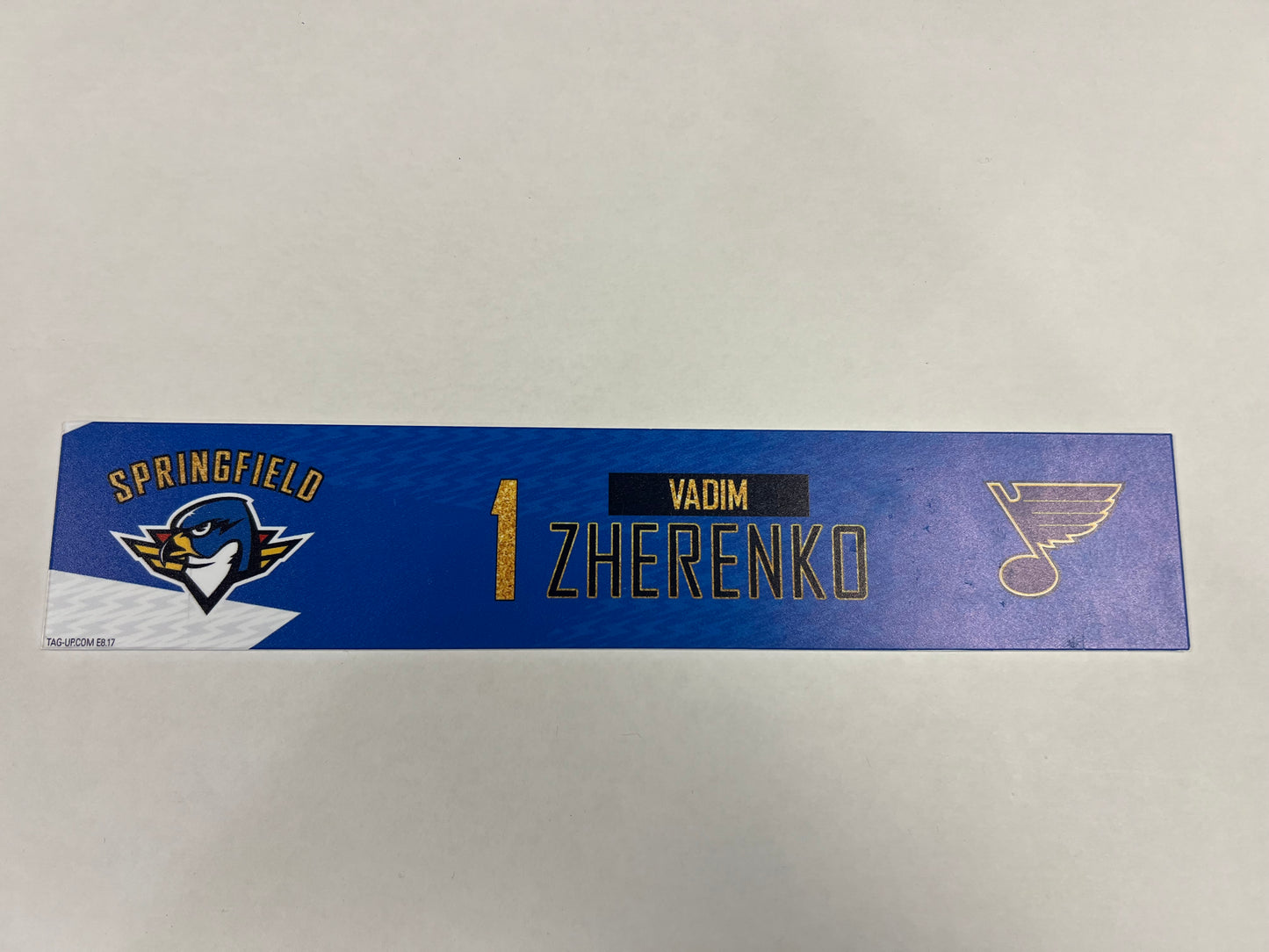 2024-25 T-Birds 3rd Jersey Locker Nameplates (UNSIGNED)