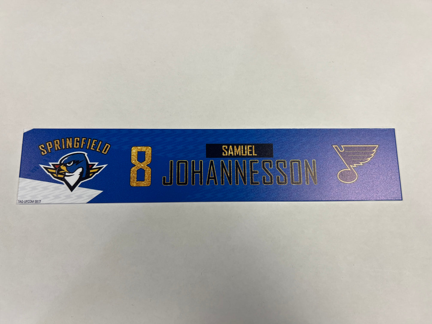 2024-25 T-Birds 3rd Jersey Locker Nameplates (UNSIGNED)