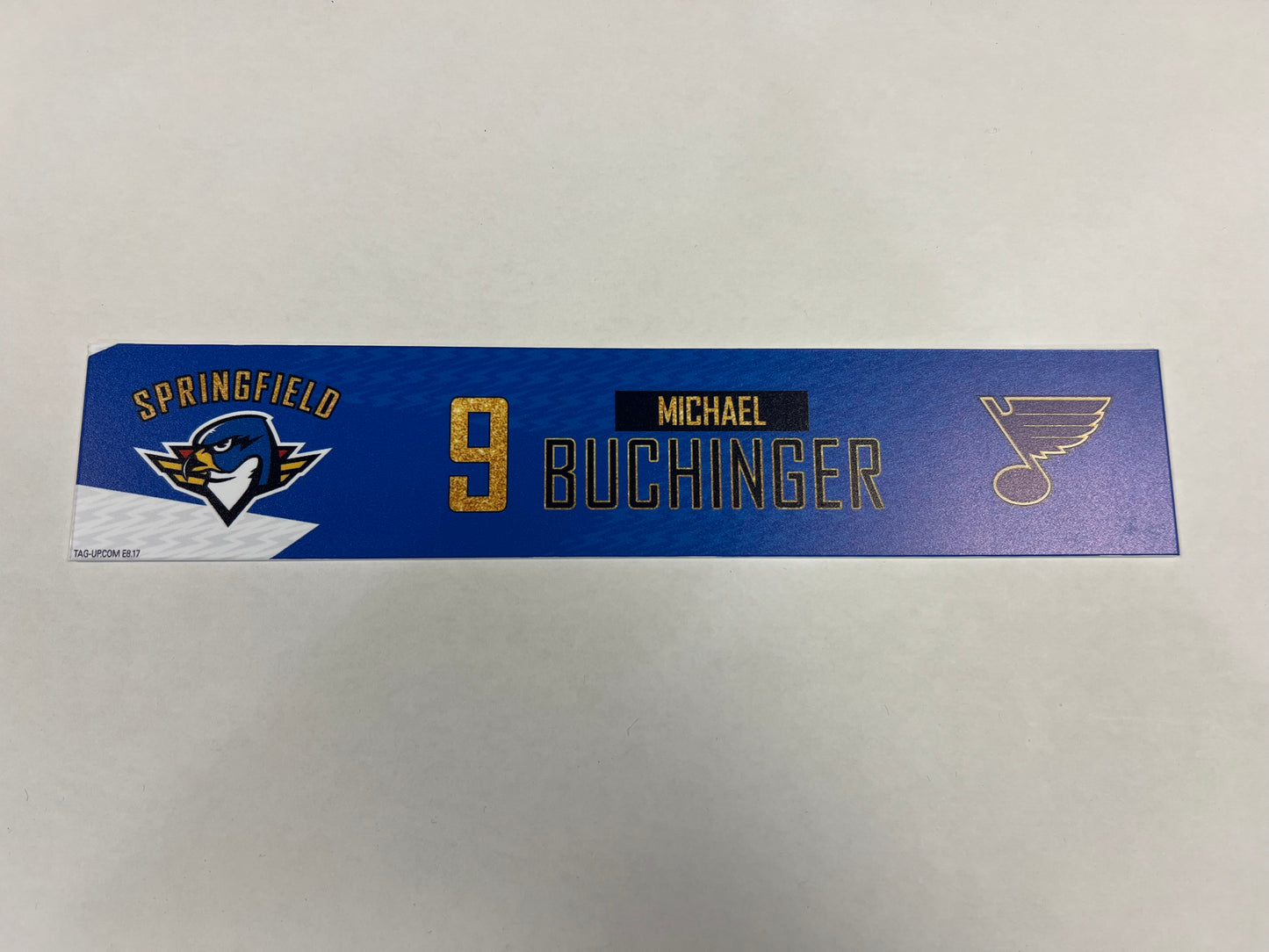 2024-25 T-Birds 3rd Jersey Locker Nameplates (UNSIGNED)