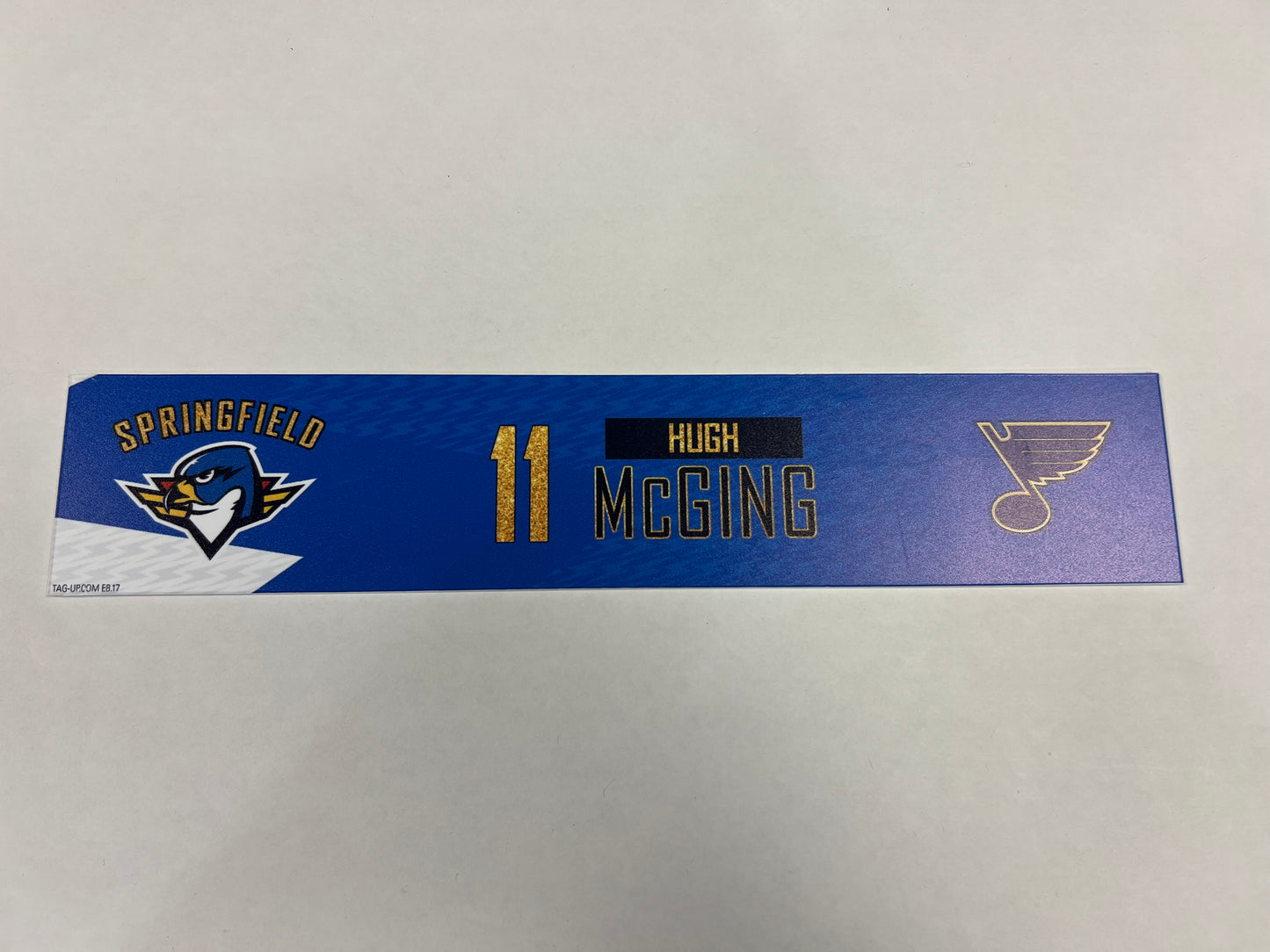 2024-25 T-Birds 3rd Jersey Locker Nameplates (UNSIGNED)