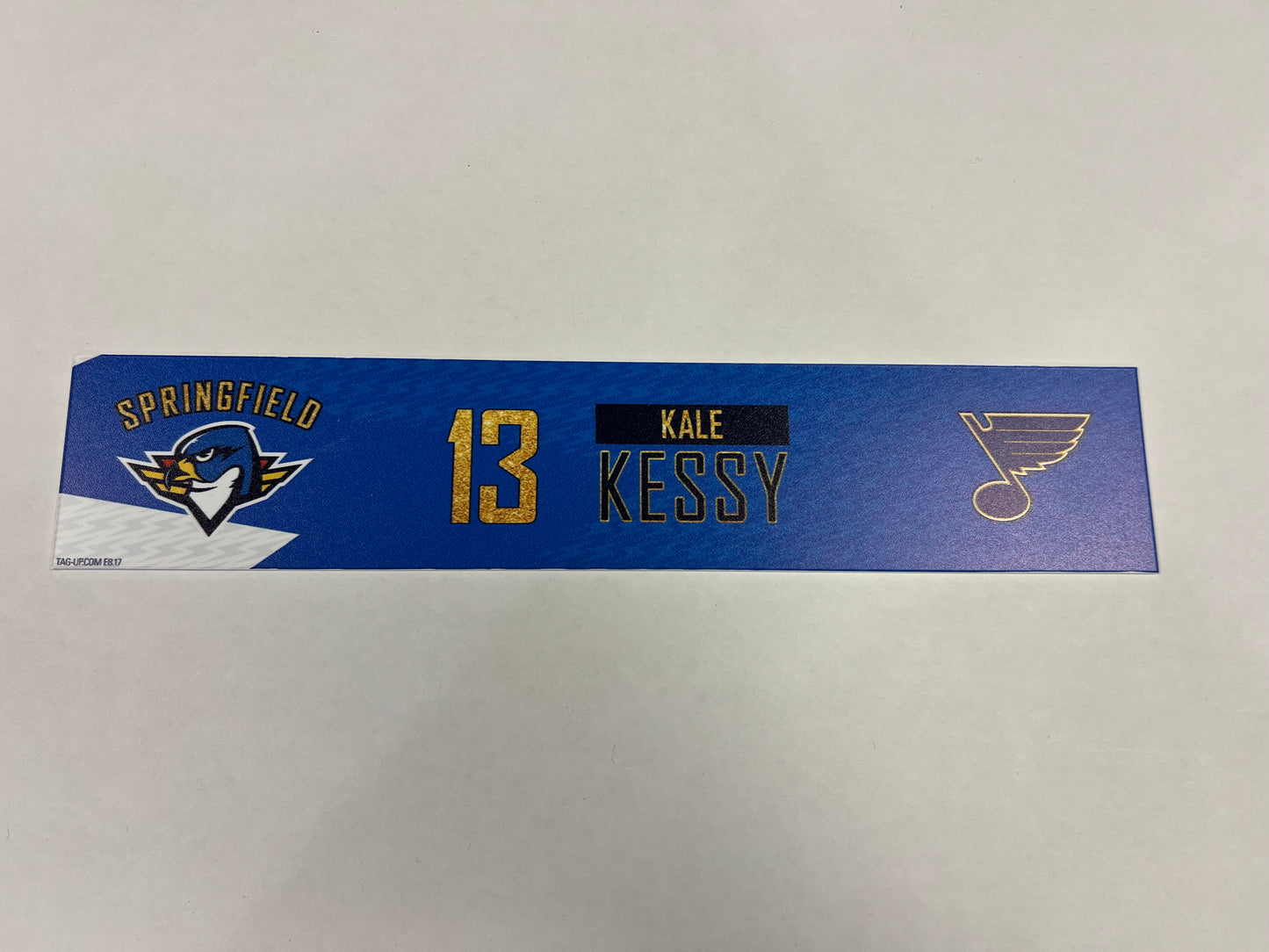 2024-25 T-Birds 3rd Jersey Locker Nameplates (UNSIGNED)