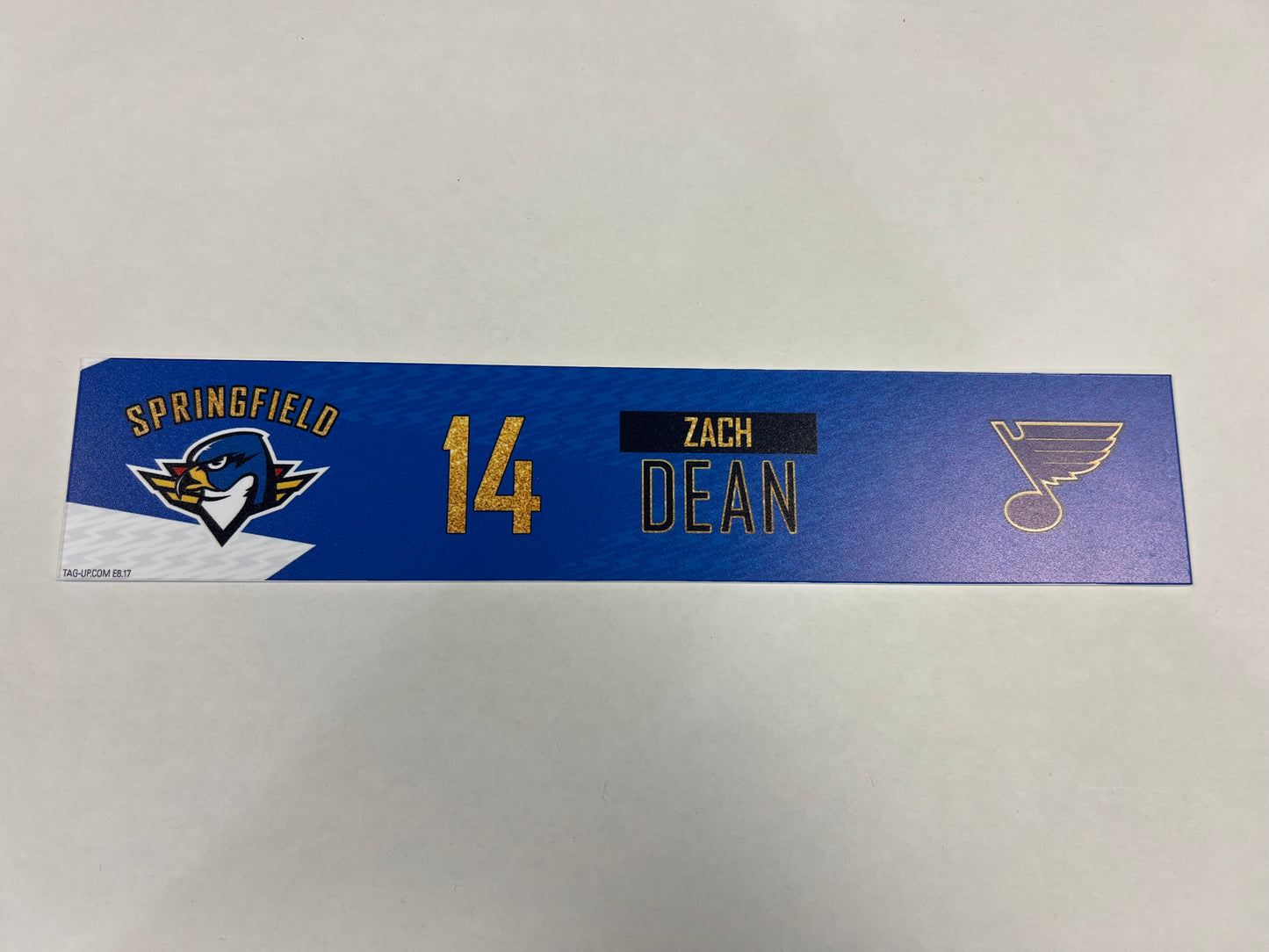2024-25 T-Birds 3rd Jersey Locker Nameplates (UNSIGNED)