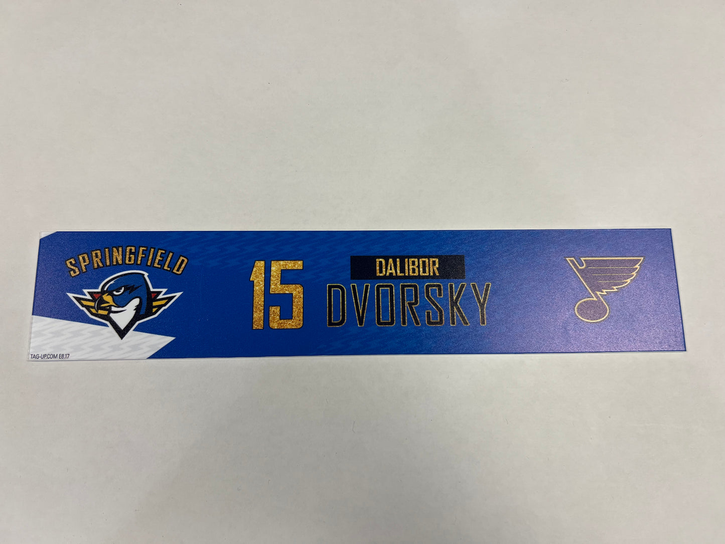 2024-25 T-Birds 3rd Jersey Locker Nameplates (UNSIGNED)