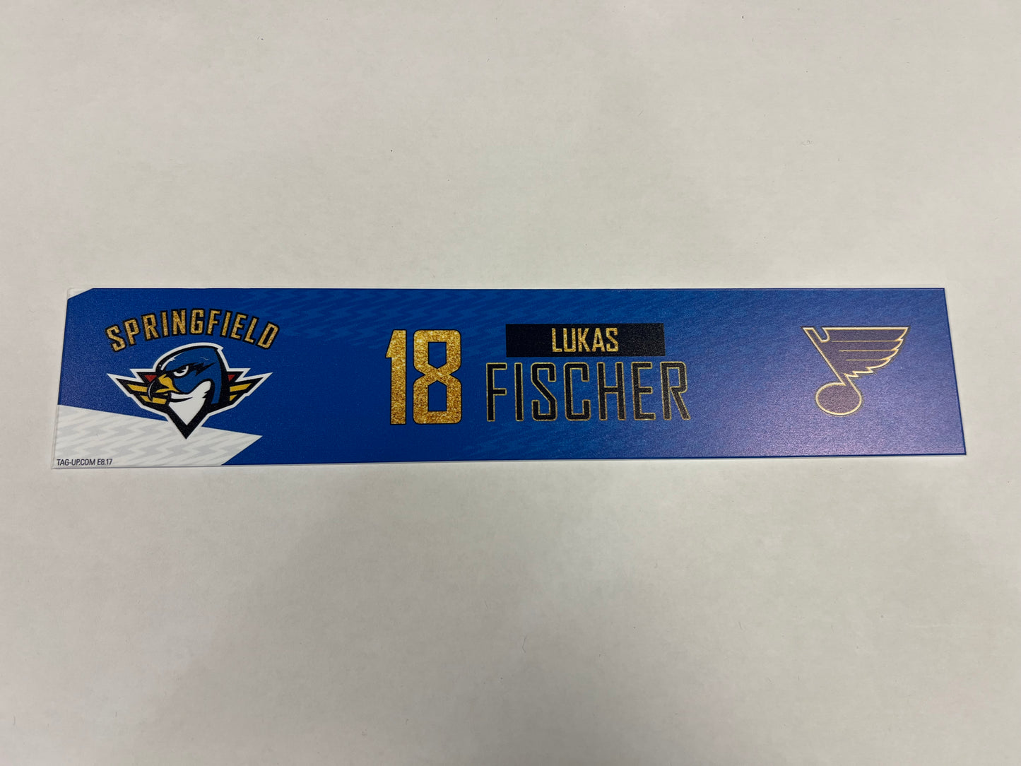 2024-25 T-Birds 3rd Jersey Locker Nameplates (UNSIGNED)