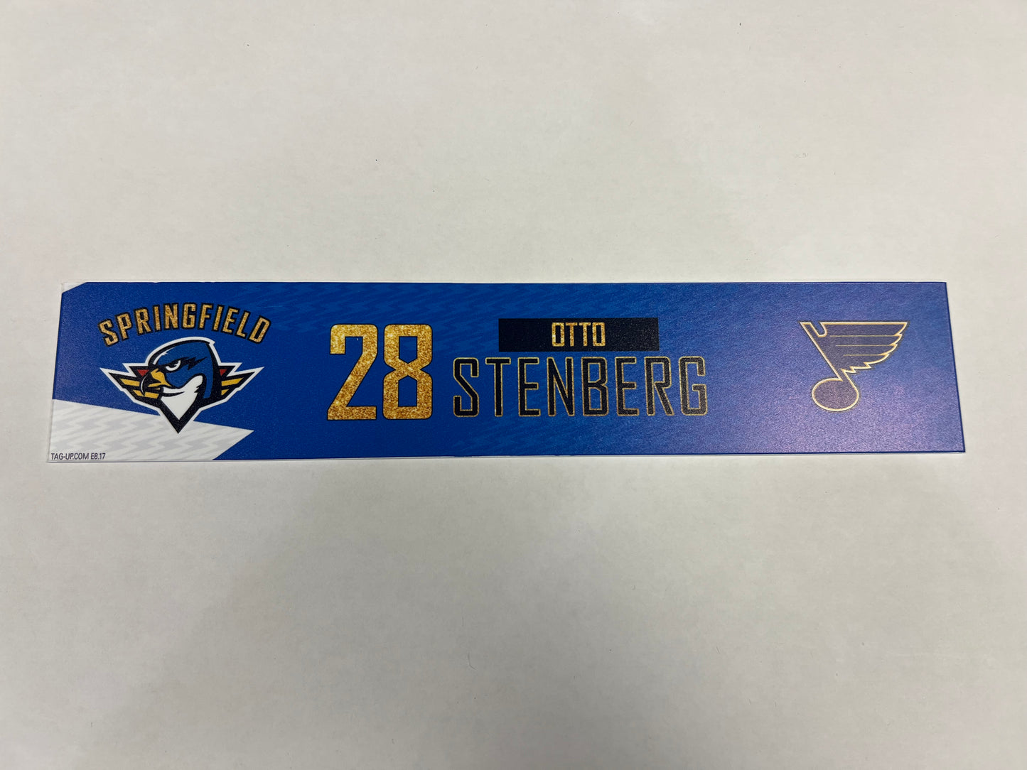 2024-25 T-Birds 3rd Jersey Locker Nameplates (UNSIGNED)