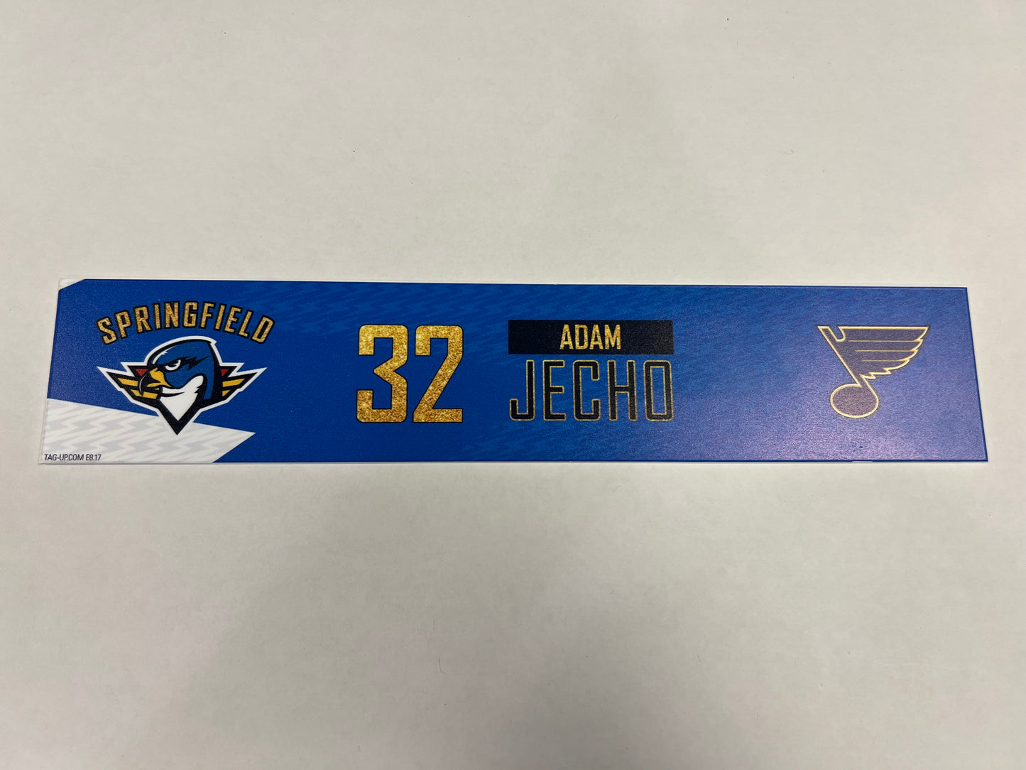 2024-25 T-Birds 3rd Jersey Locker Nameplates (UNSIGNED)