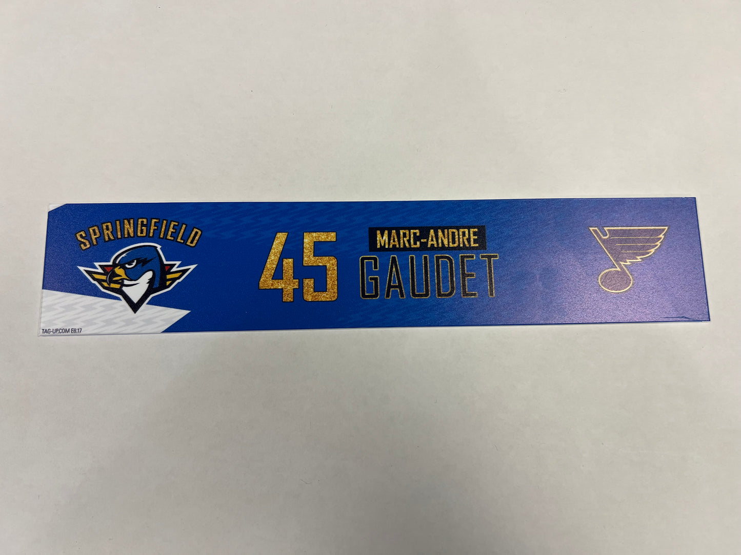 2024-25 T-Birds 3rd Jersey Locker Nameplates (UNSIGNED)